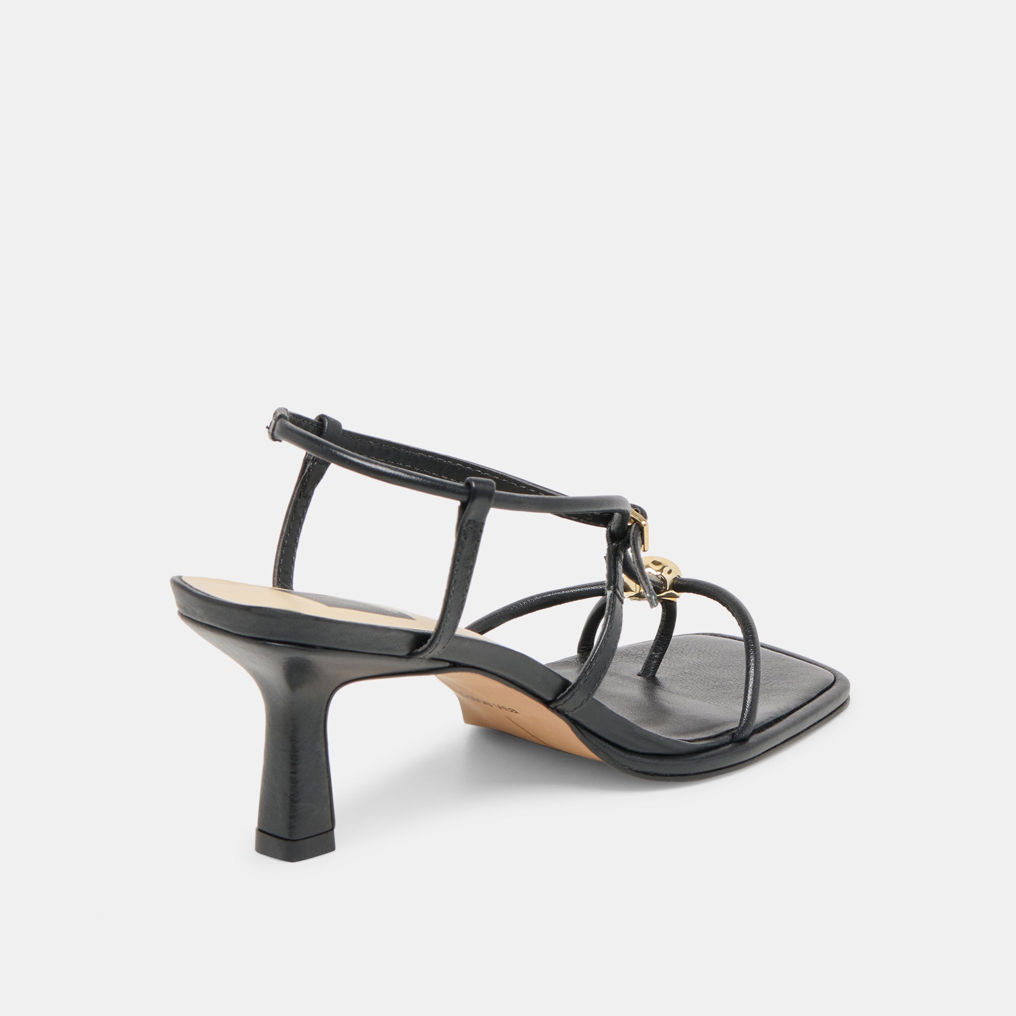 MYLEE HEELS BLACK LEATHER - Image 3