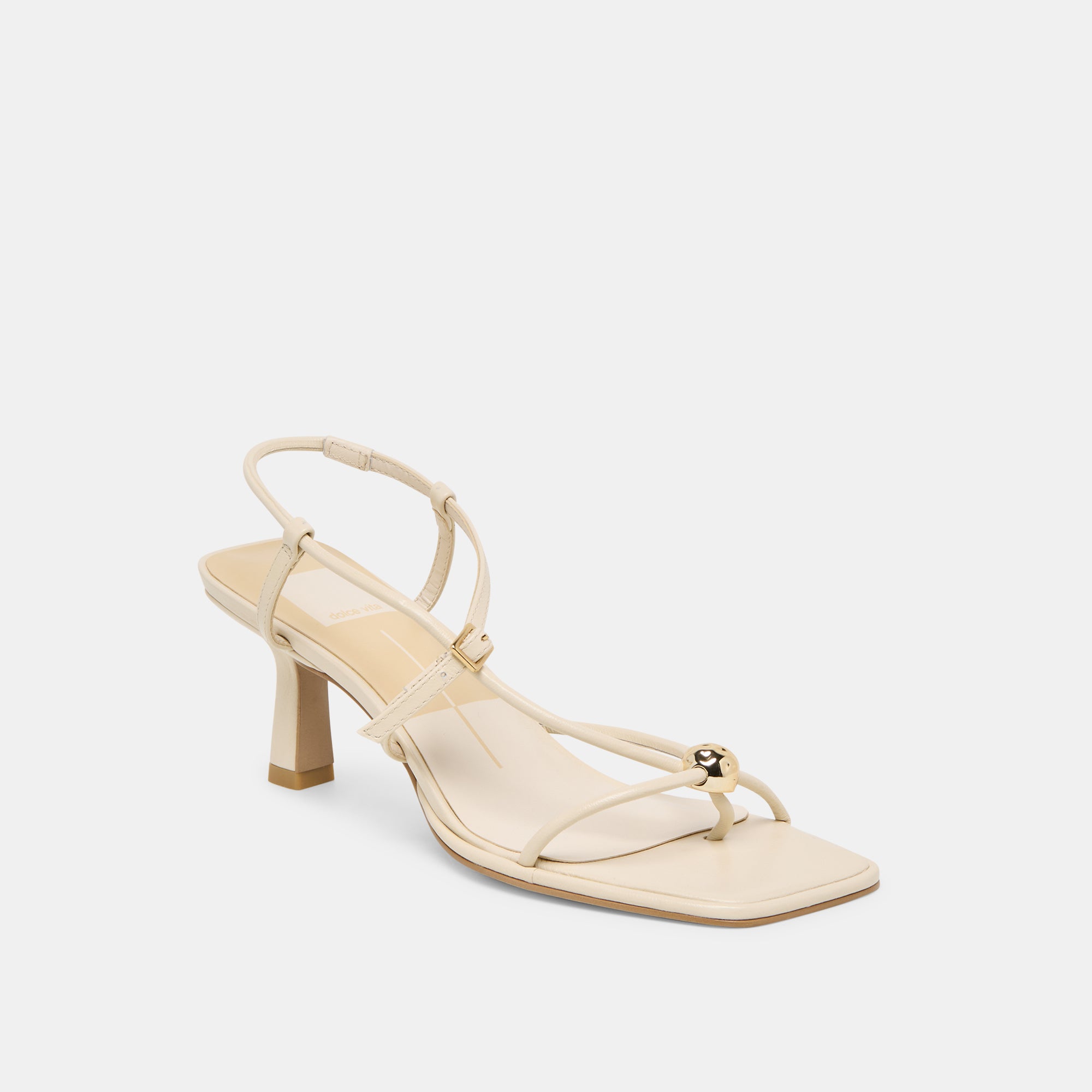 MYLEE HEELS CREME LEATHER - Image 2