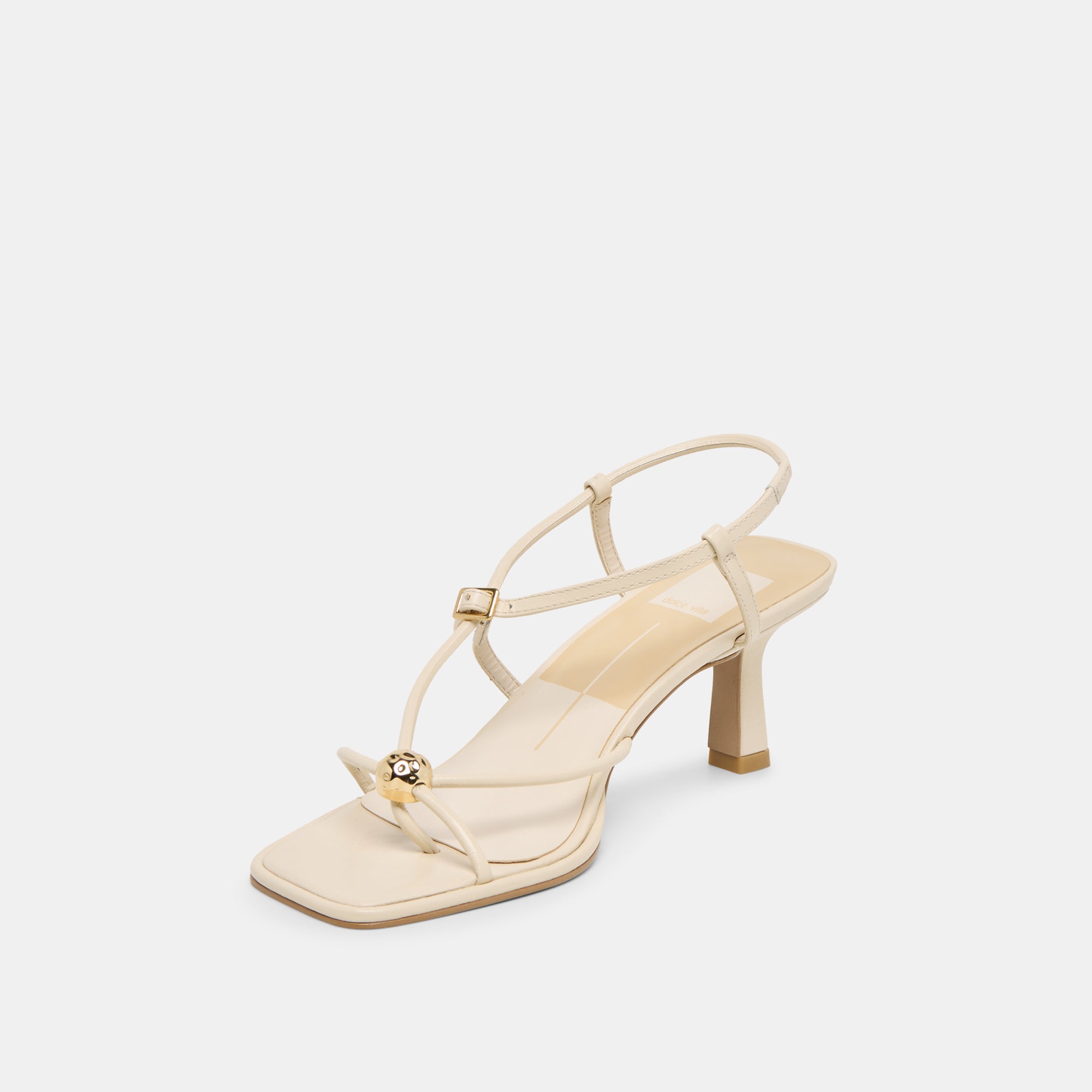MYLEE HEELS CREME LEATHER - Image 4