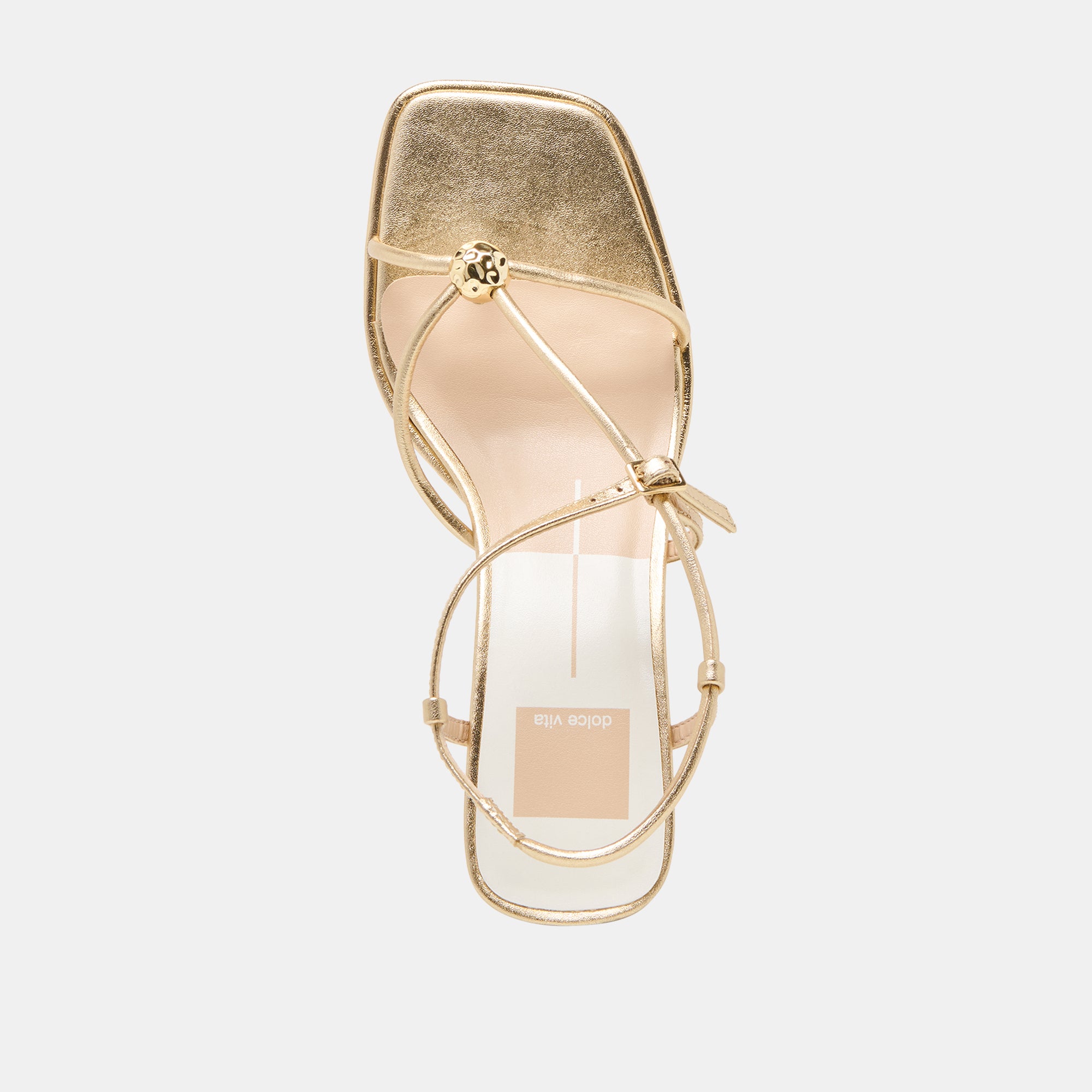 MYLEE HEELS GOLD DISTRESSED LEATHER - Image 12
