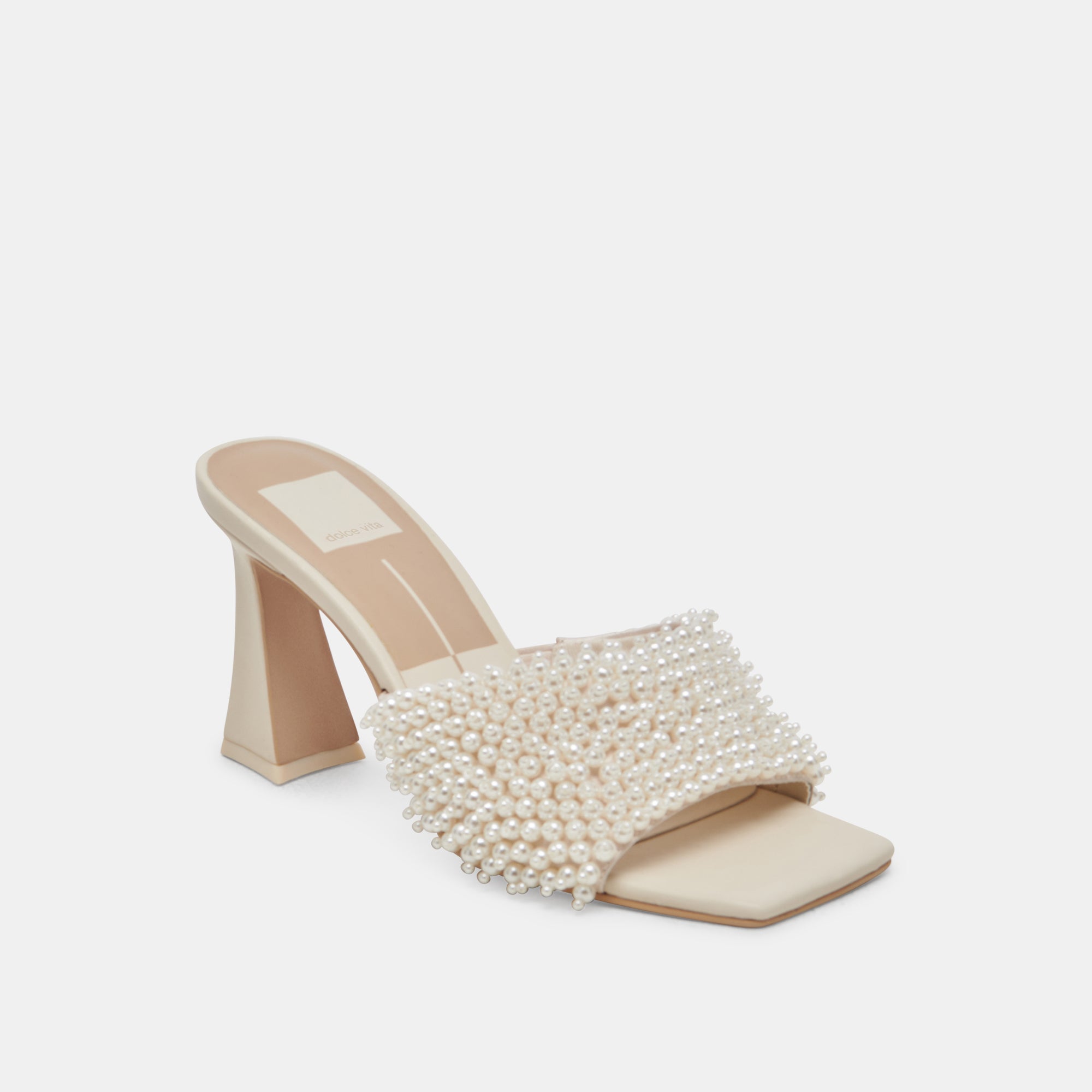 NANDY PEARL HEELS VANILLA PEARLS - Image 7