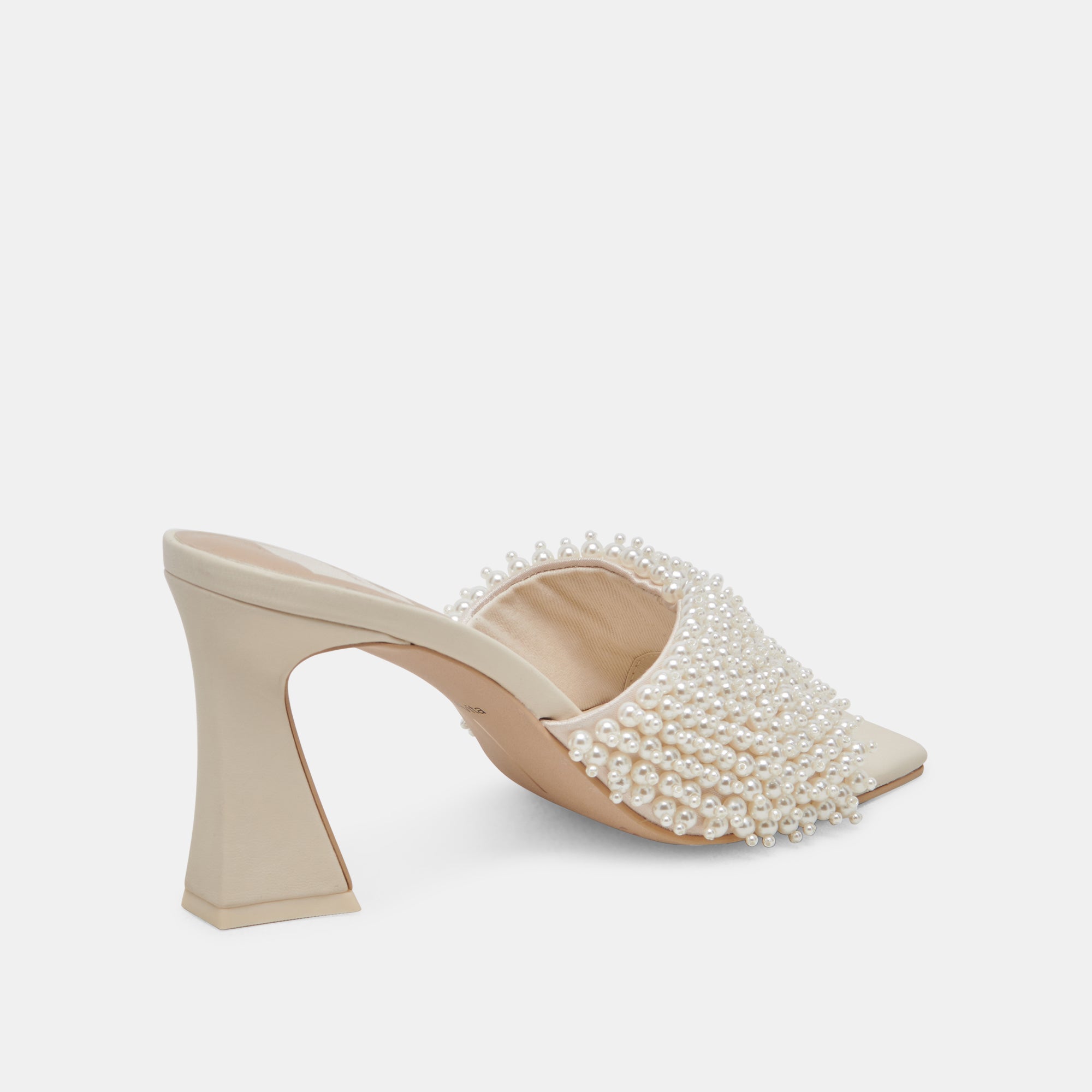 NANDY PEARL HEELS VANILLA PEARLS - Image 9
