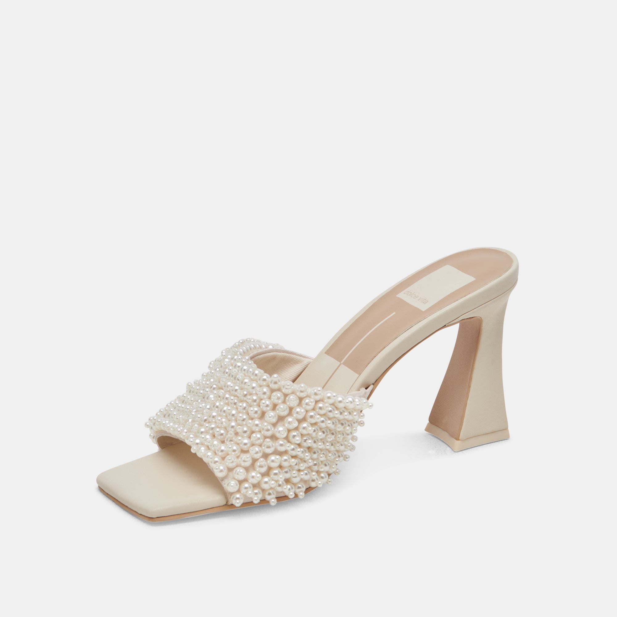 NANDY PEARL HEELS VANILLA PEARLS - Image 10