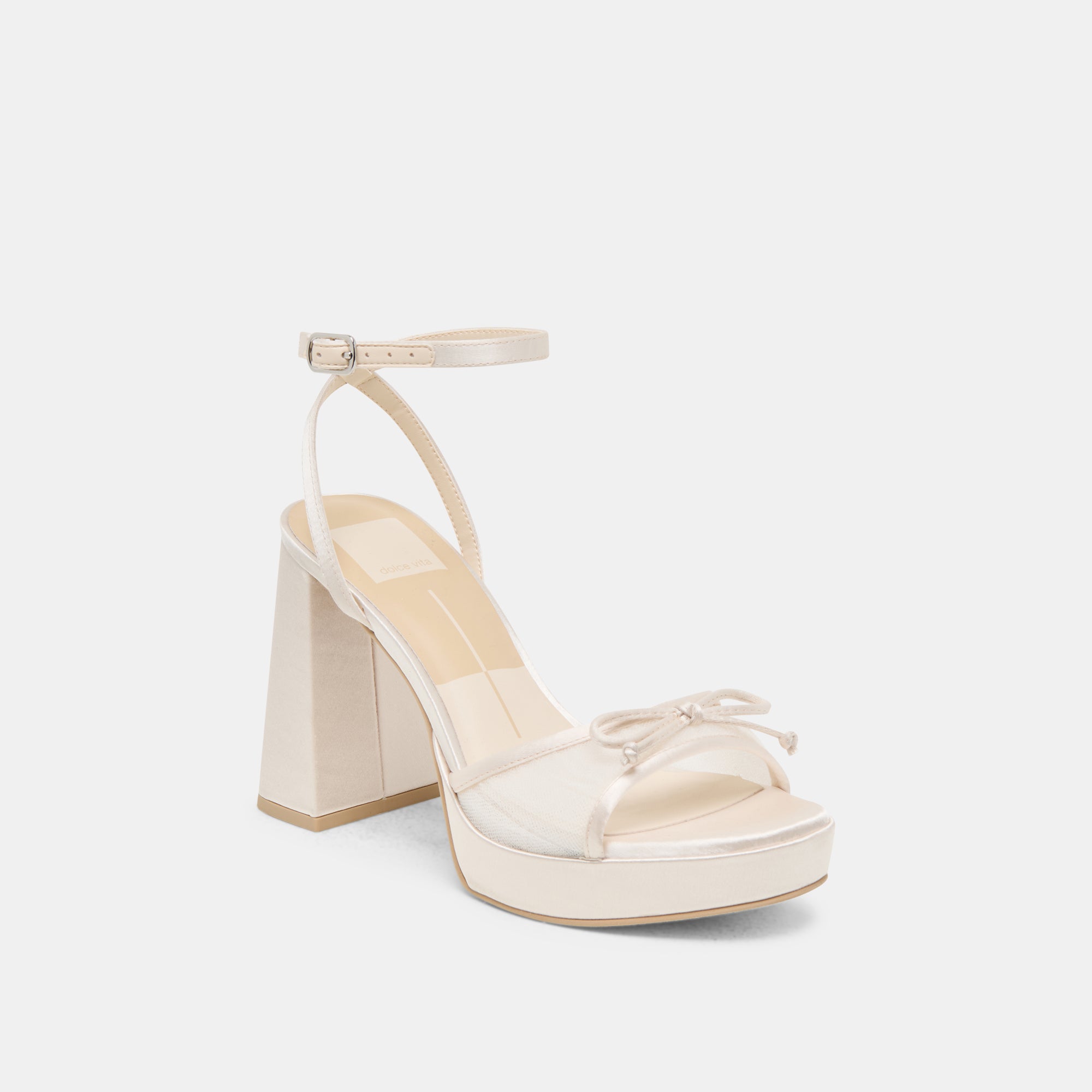 PANDOR HEELS WHITE TULLE - Image 3