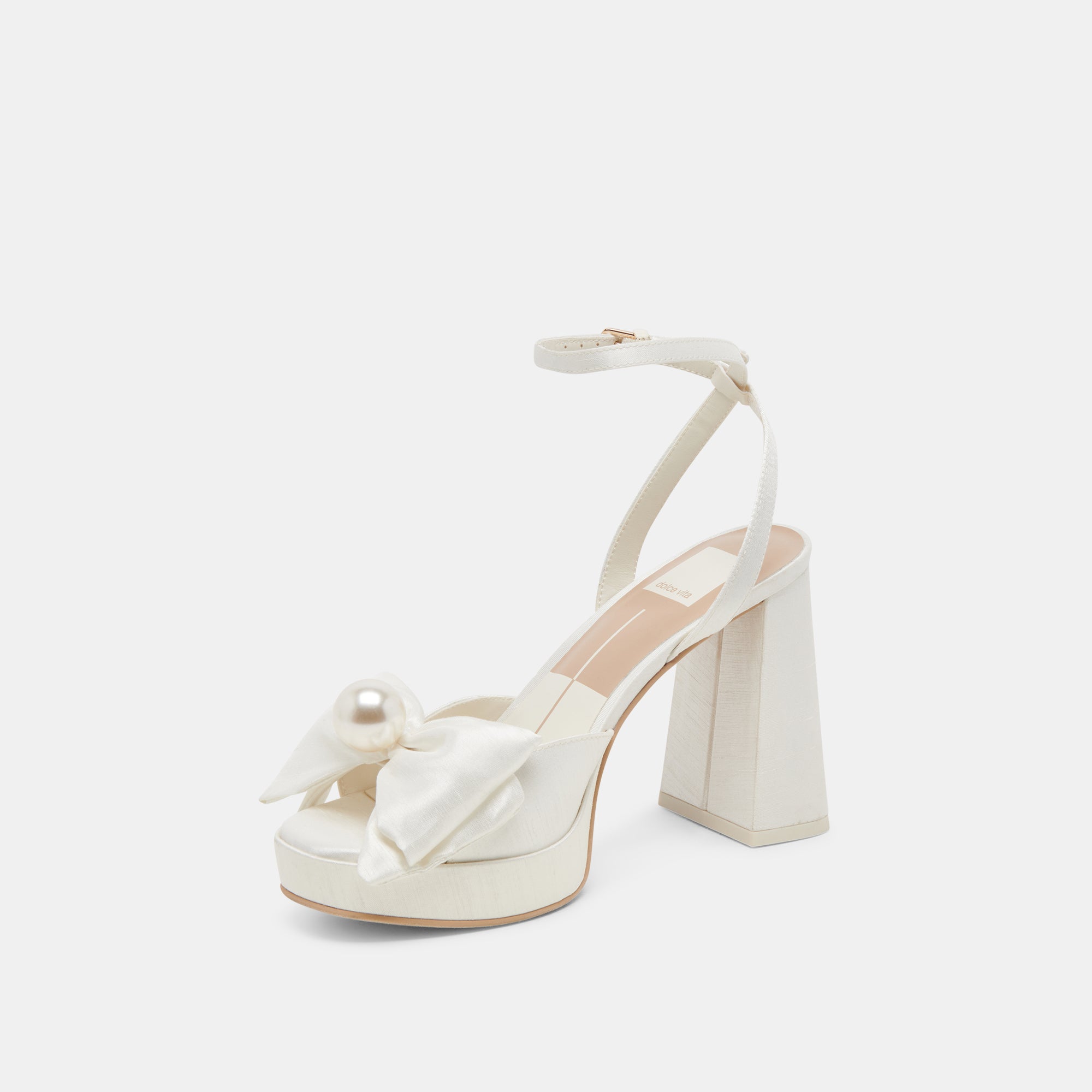 PATTON HEELS IVORY SATIN - Image 7