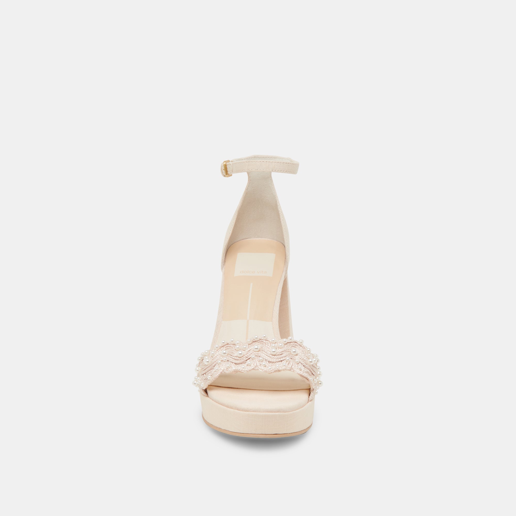 PELTIN PEARL HEELS VANILLA WOVEN RAFFIA - Image 10