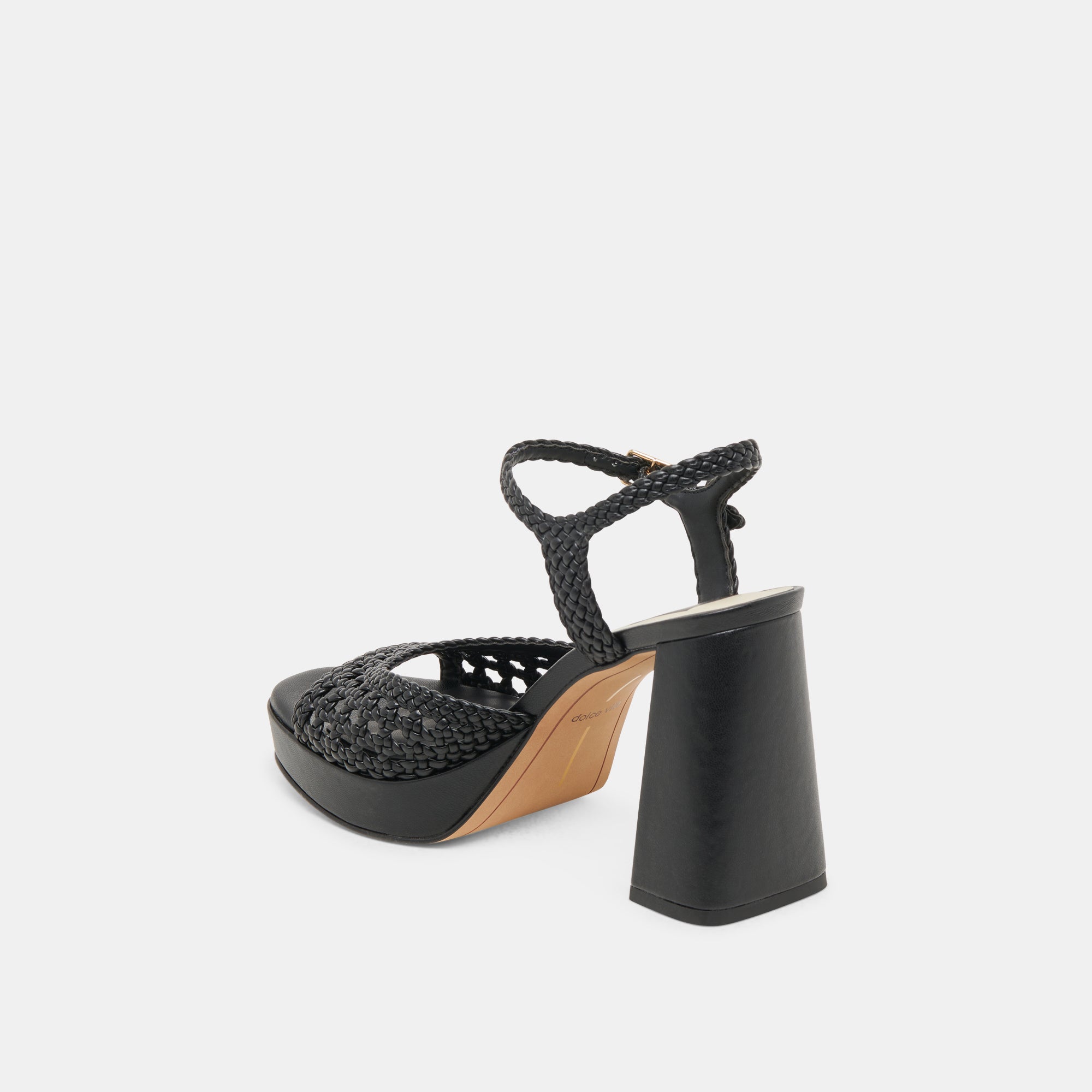 PEYTEN HEELS BLACK WOVEN STELLA - Image 5