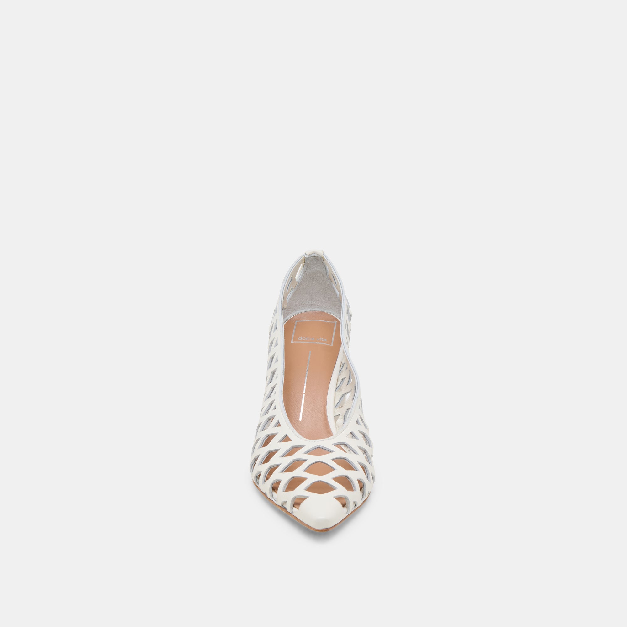 TANYA HEELS BONE WOVEN LEATHER - Image 9