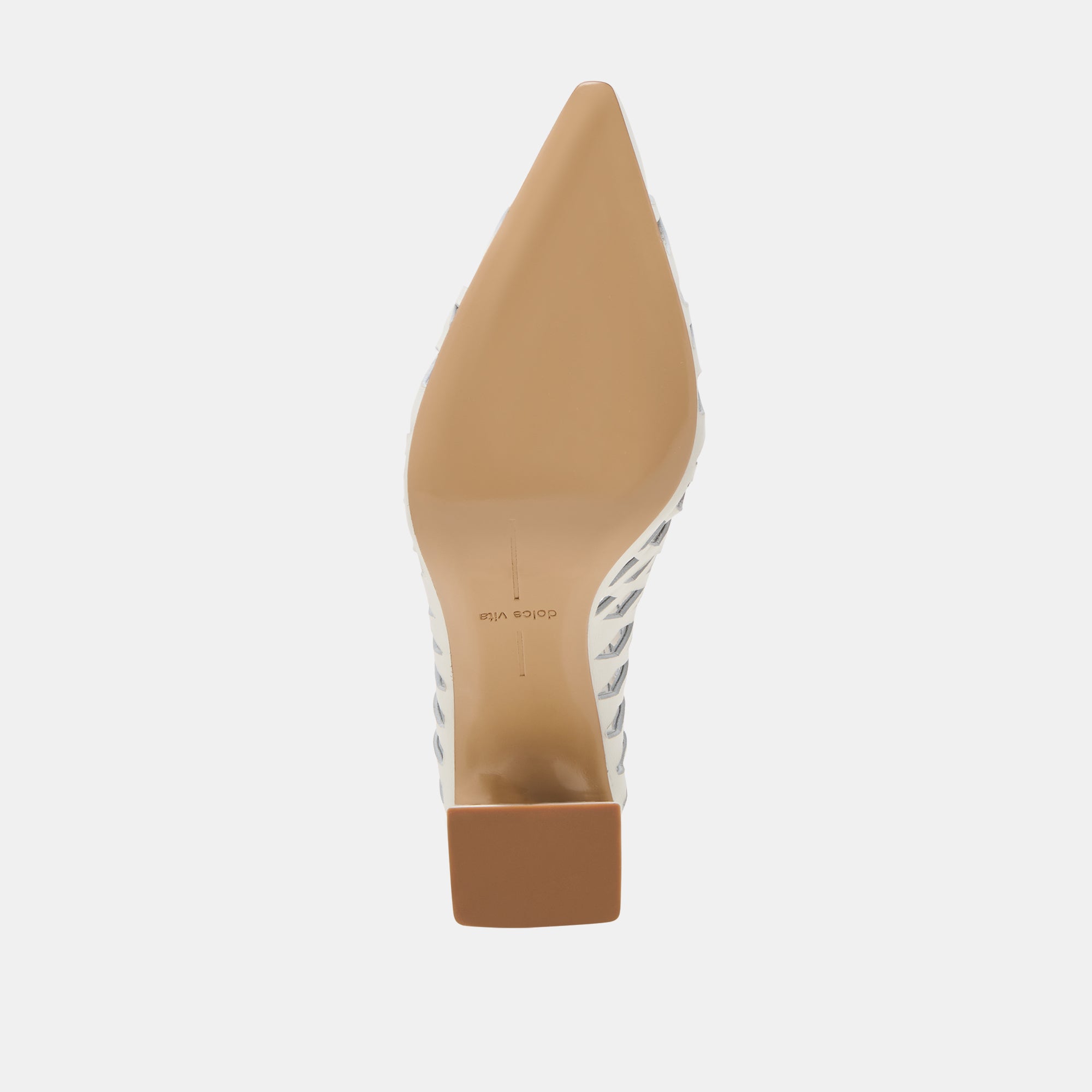 TANYA HEELS BONE WOVEN LEATHER - Image 12