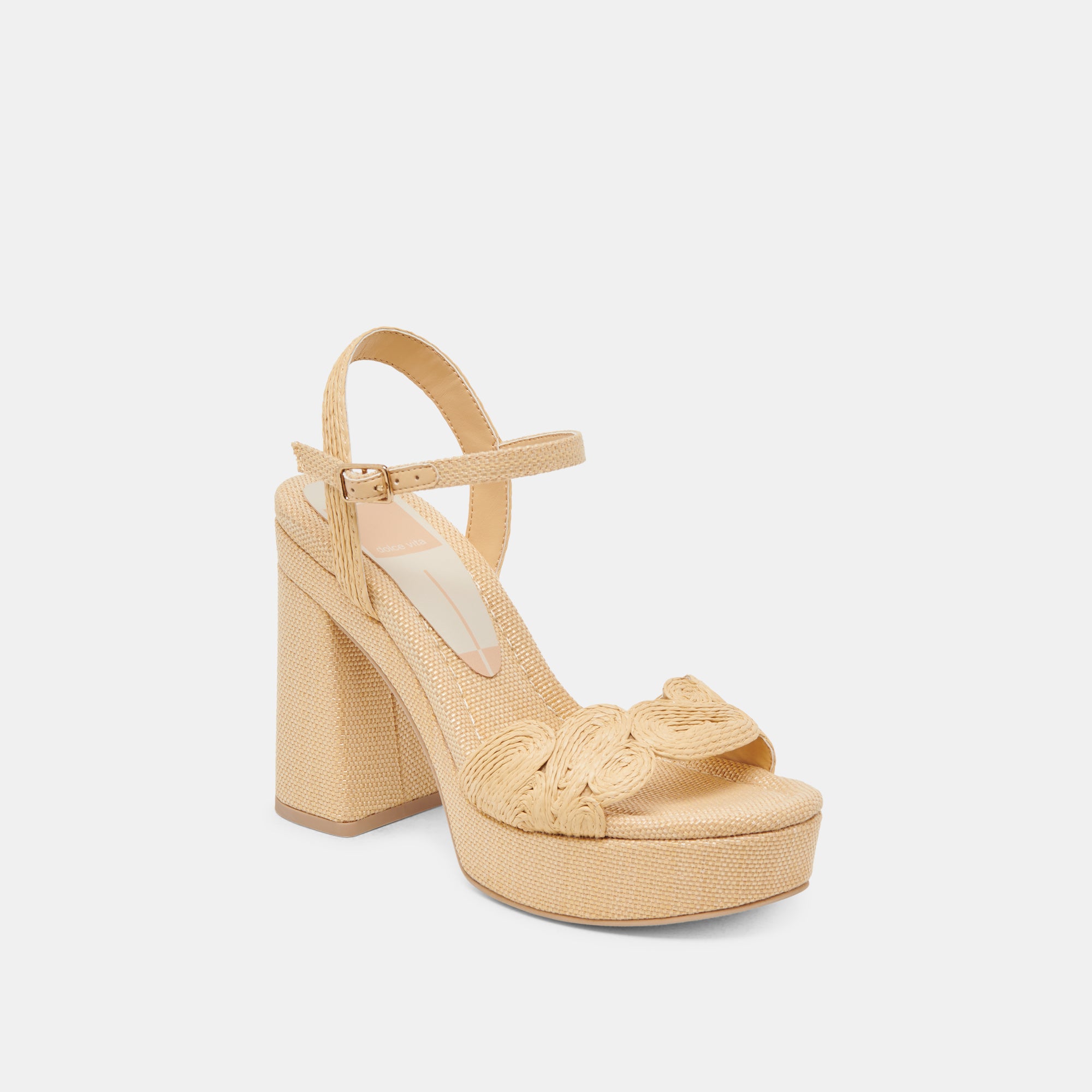 TINAYA HEELS LT NATURAL RAFFIA - Image 2