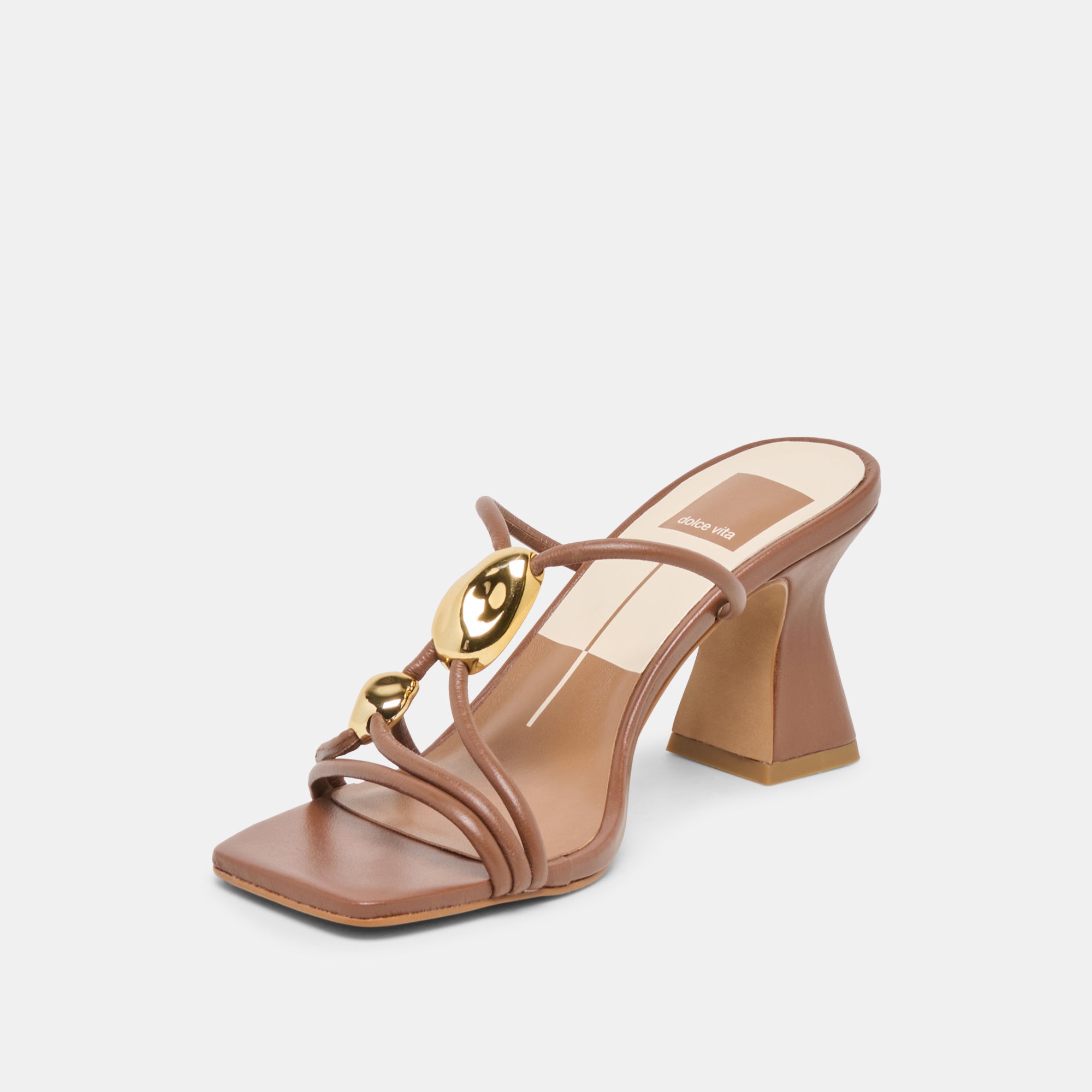 ALAYNA HEELS COGNAC LEATHER - Image 6