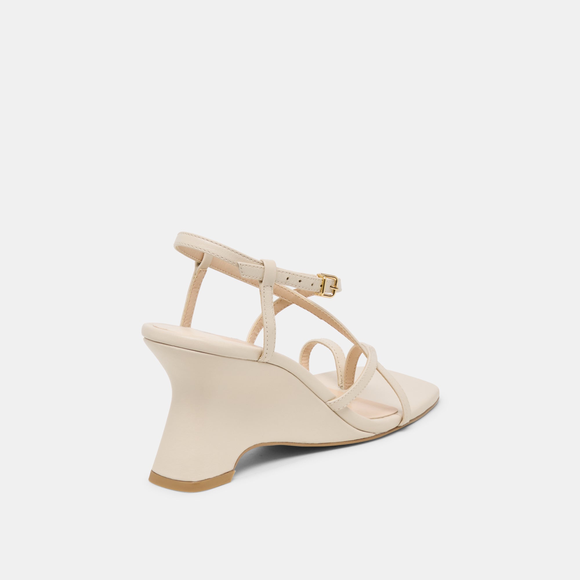 AYLEE WEDGES CREAM LEATHER - Image 3