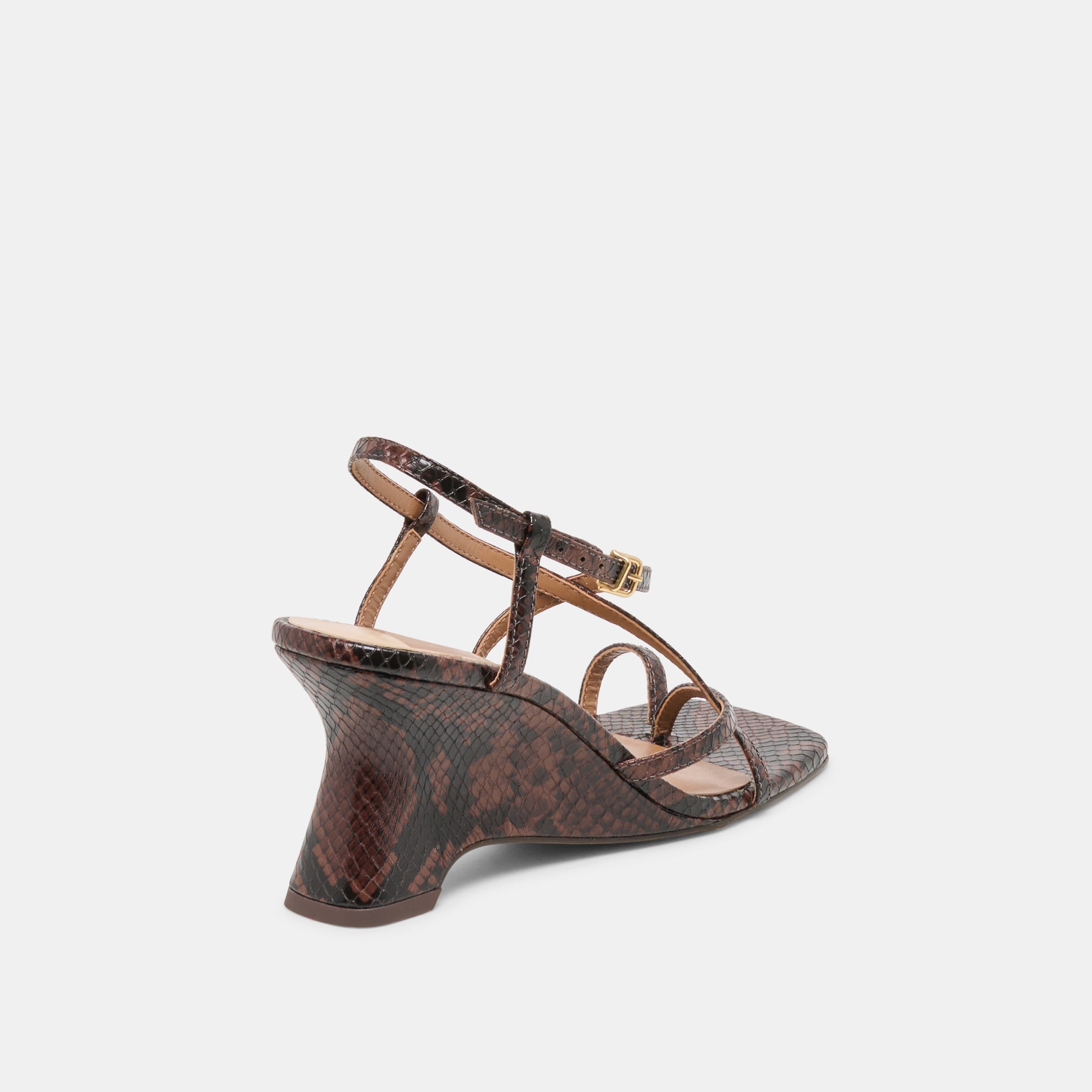 AYLEE WEDGES JAVA EMBOSSED LEATHER - Image 3