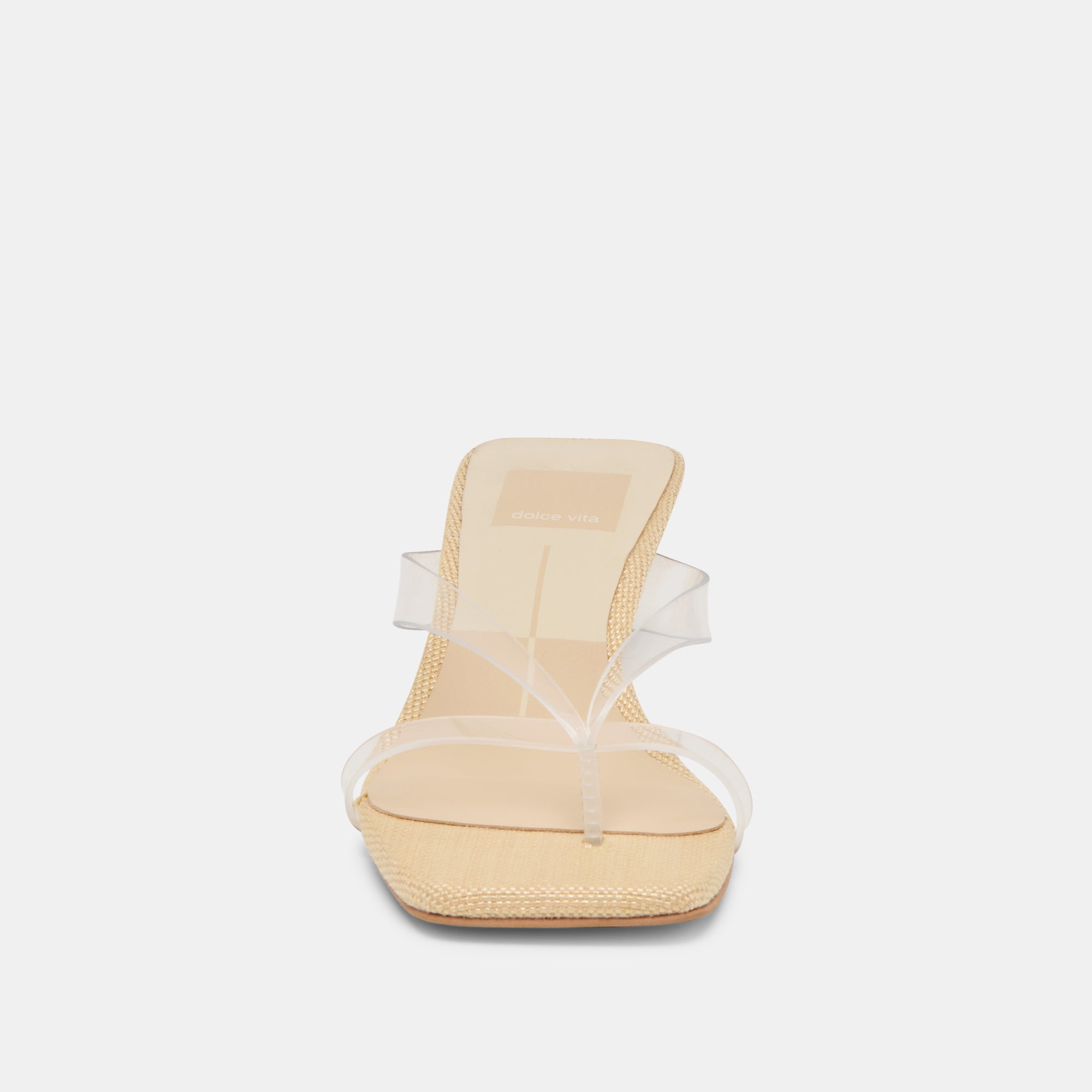 BREVEL VINYL WIDE HEELS CRYSTAL JELLY - Image 6