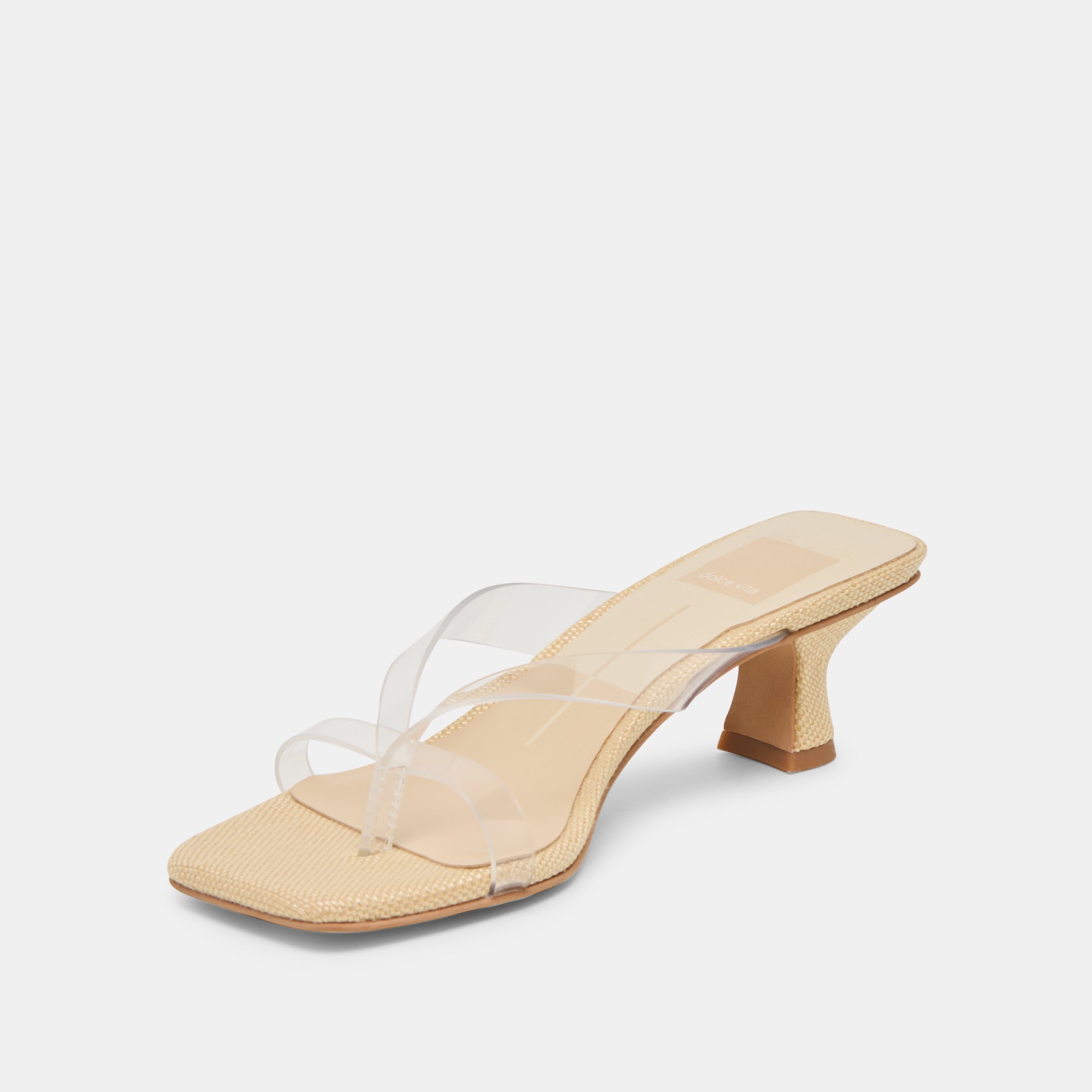 BREVEL VINYL WIDE HEELS CRYSTAL JELLY - Image 4
