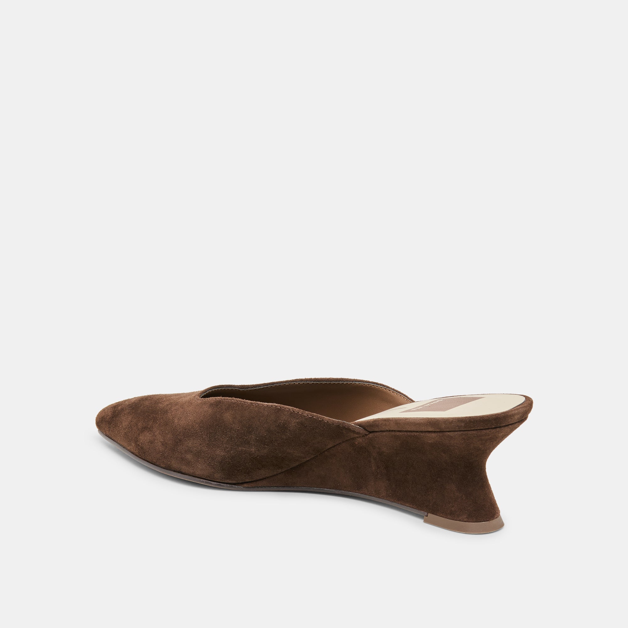 CAMY MULES DK BROWN SUEDE - Image 5