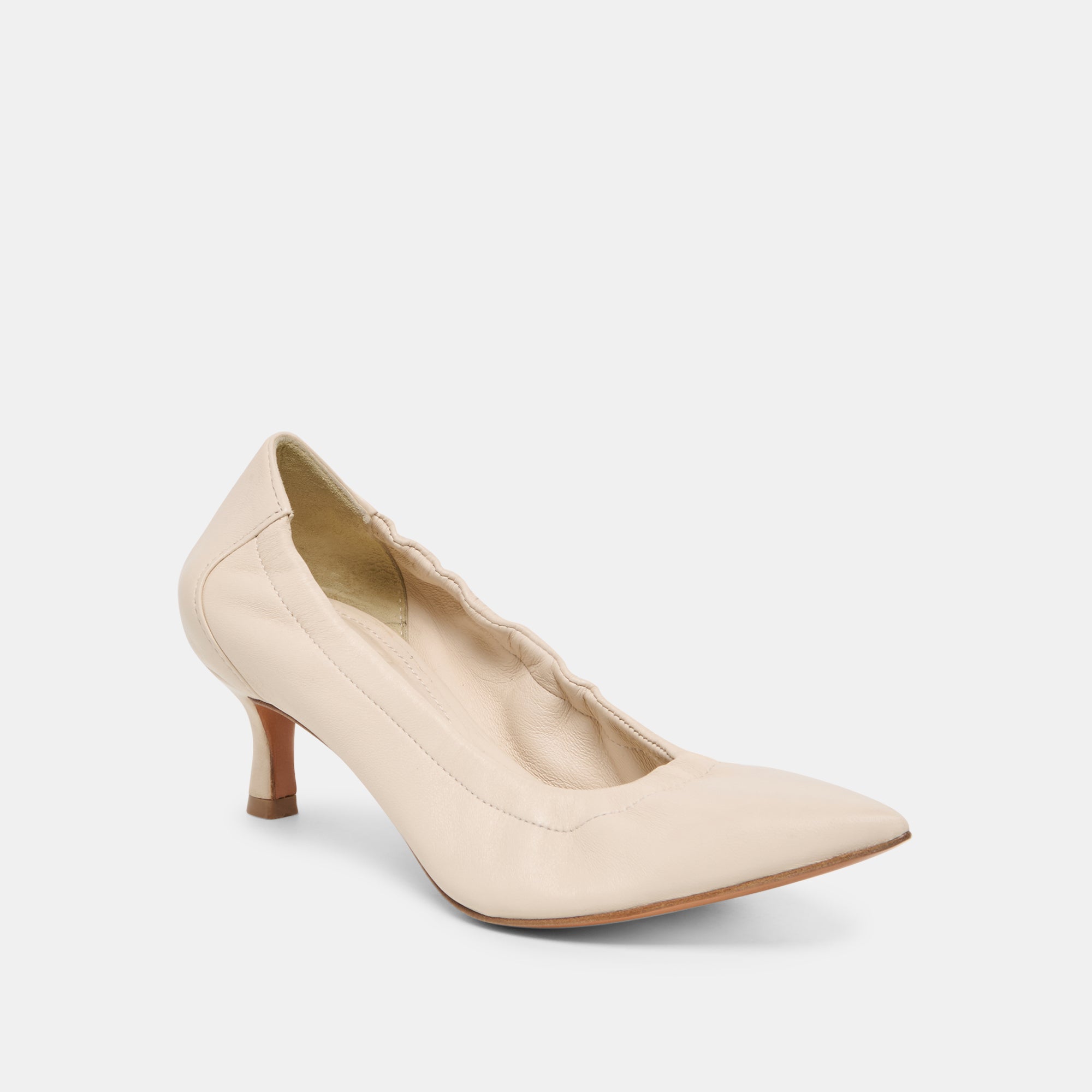 CELTIN HEELS OFF WHITE LEATHER - Image 2