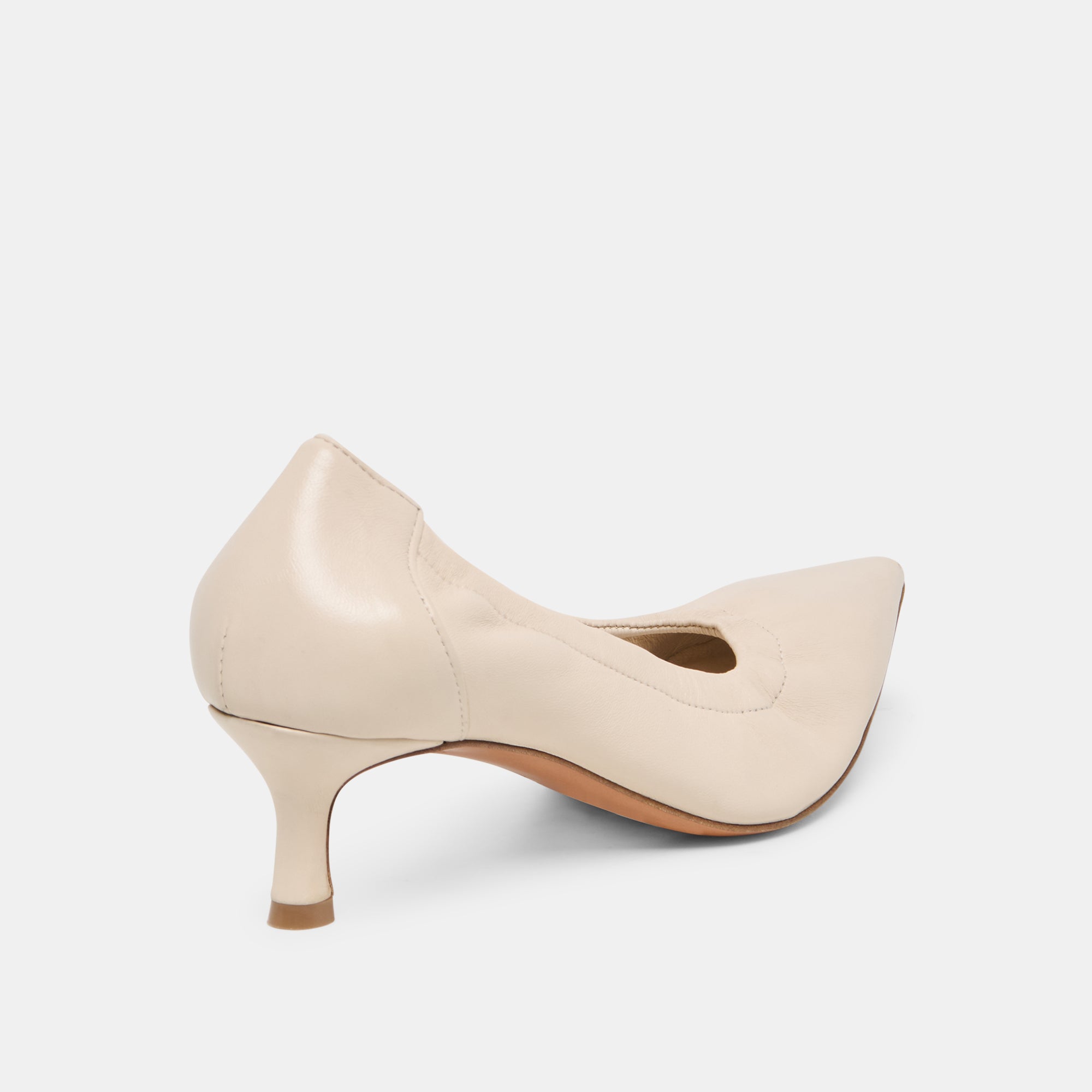 CELTIN HEELS OFF WHITE LEATHER - Image 3