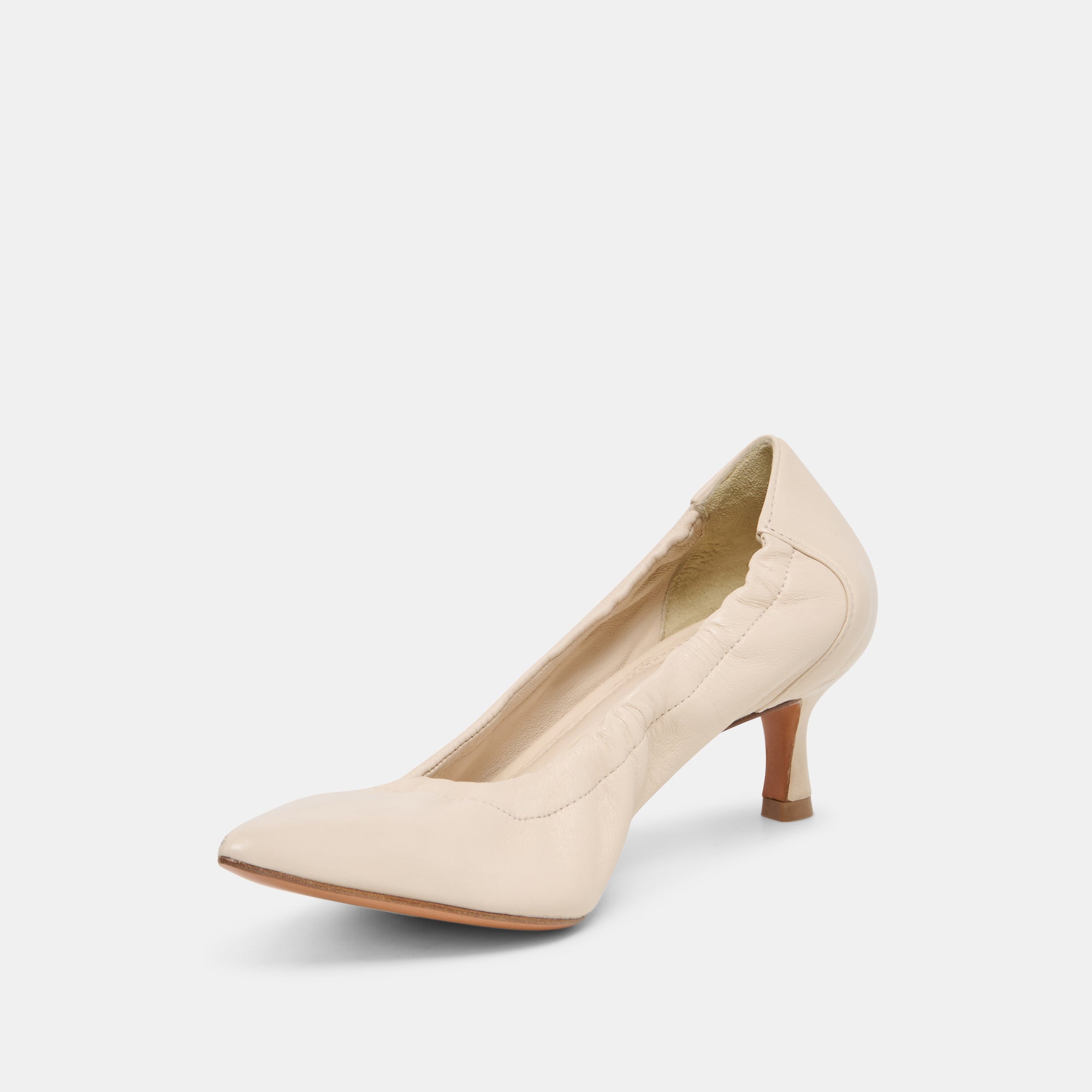 CELTIN HEELS OFF WHITE LEATHER - Image 4
