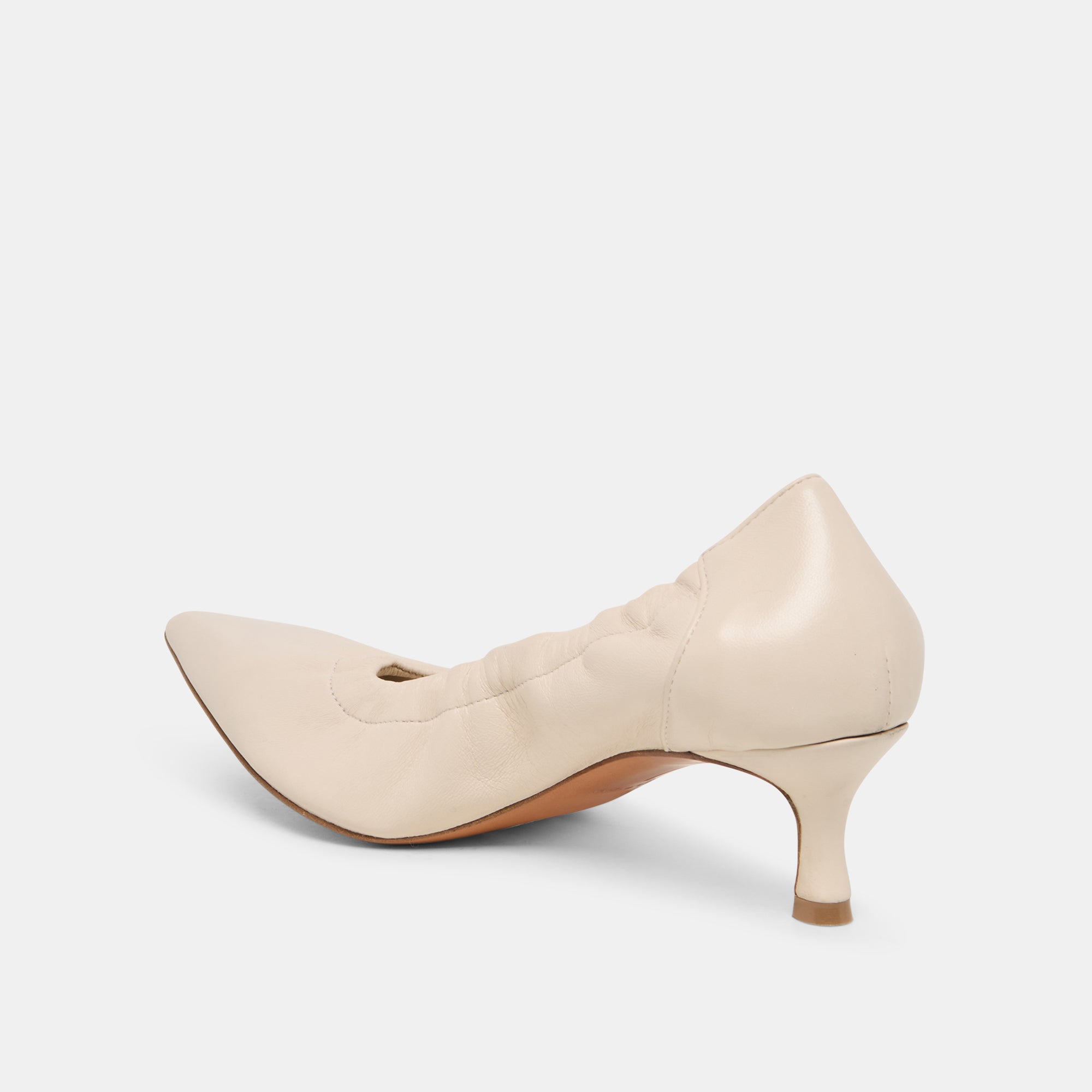 CELTIN HEELS OFF WHITE LEATHER - Image 5