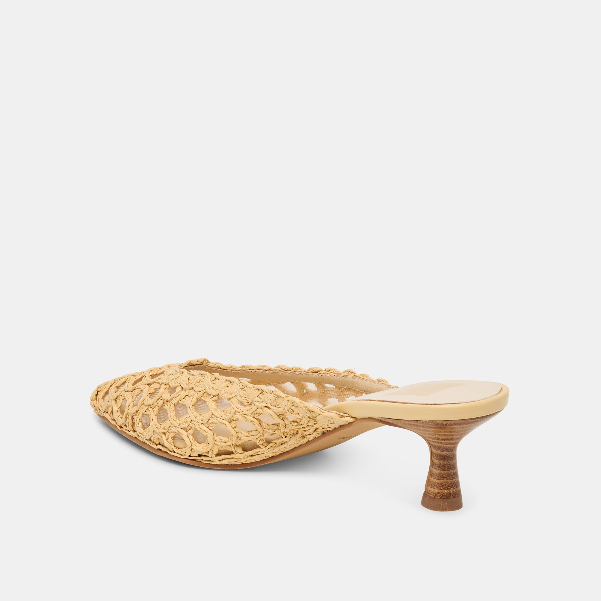 CLEO LOOP HEELS NATURAL RAFFIA - Image 8