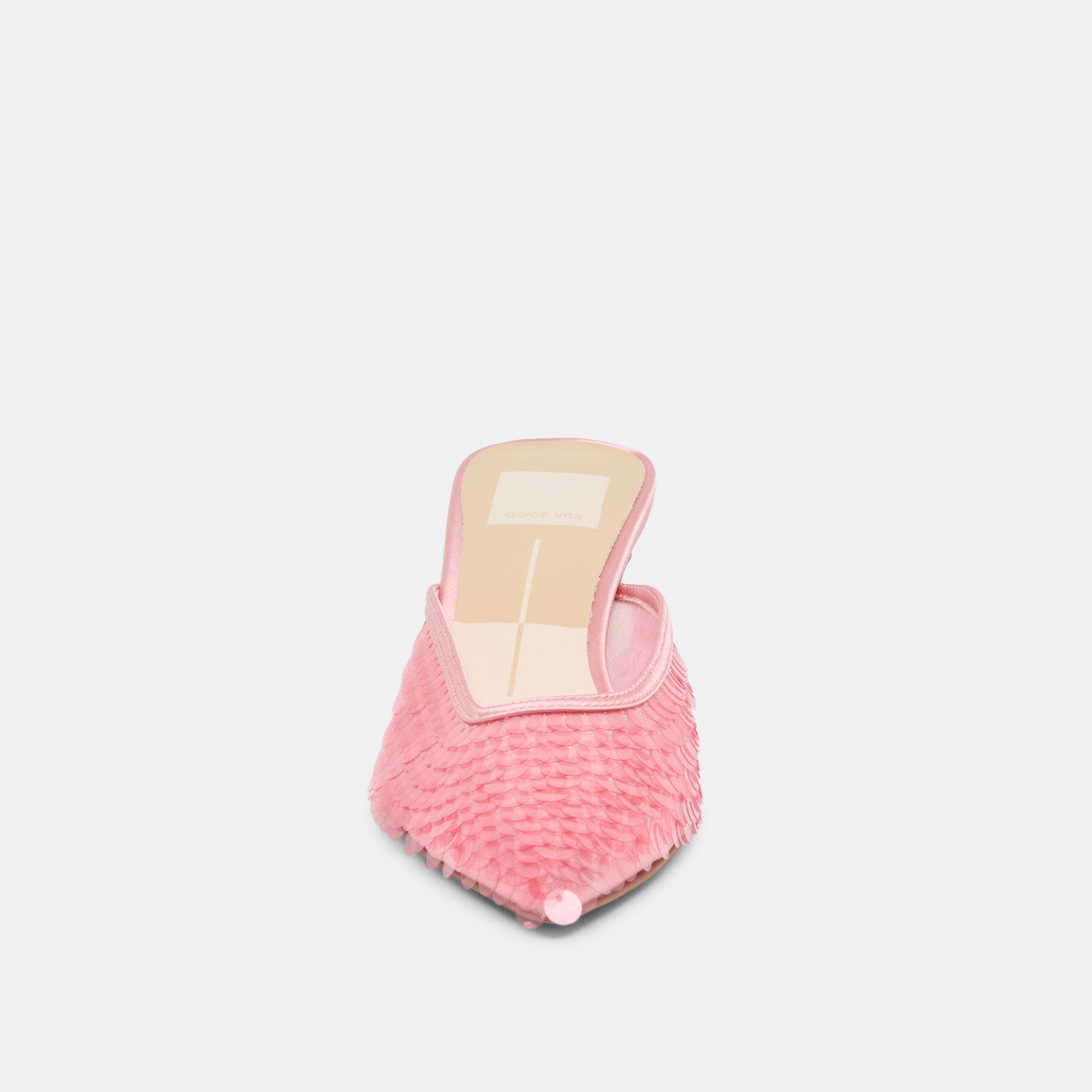 CLEO SEQUIN HEELS LIGHT PINK SEQUIN - Image 6