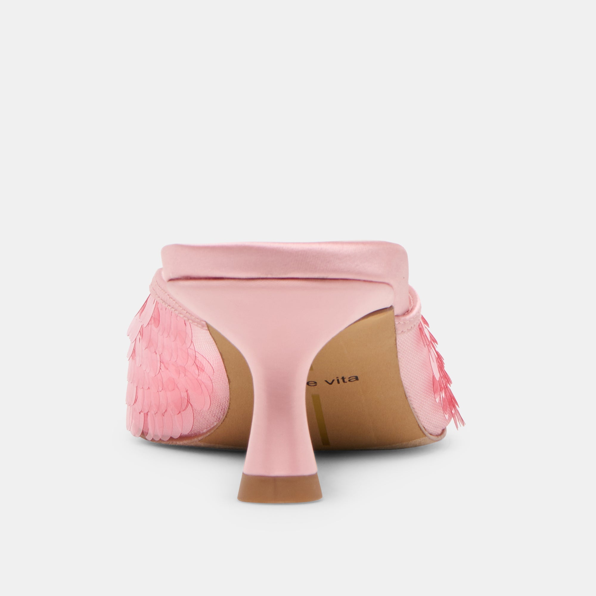 CLEO SEQUIN HEELS LIGHT PINK SEQUIN - Image 7