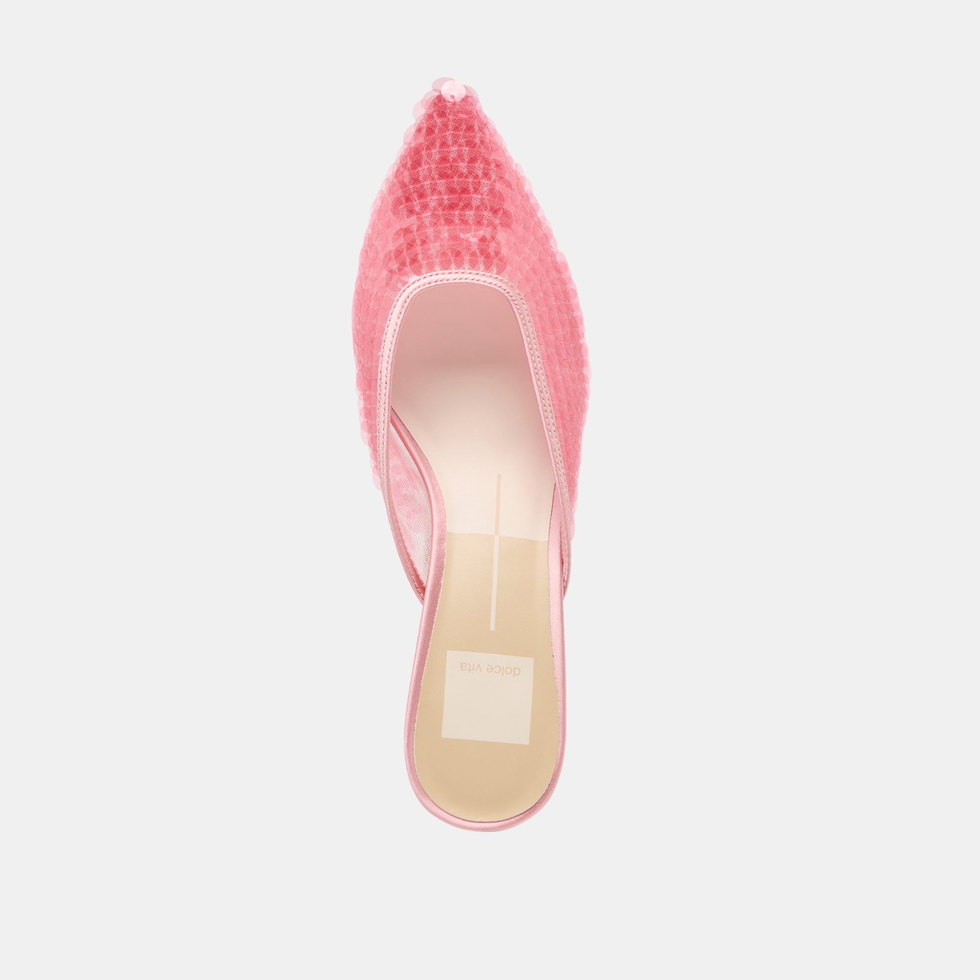 CLEO SEQUIN HEELS LIGHT PINK SEQUIN - Image 8