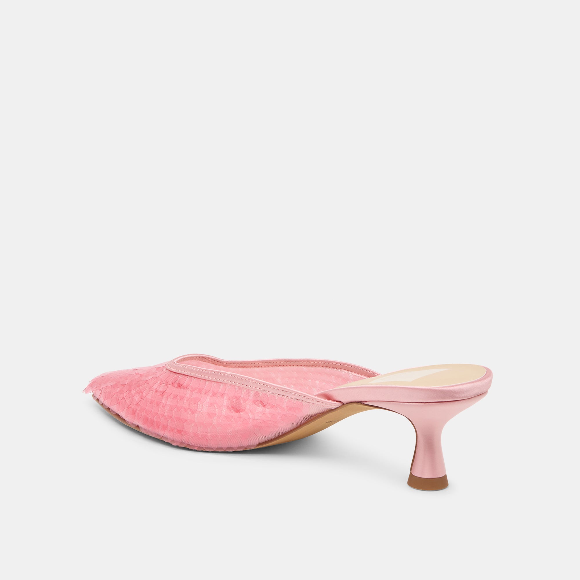 CLEO SEQUIN HEELS LIGHT PINK SEQUIN - Image 5