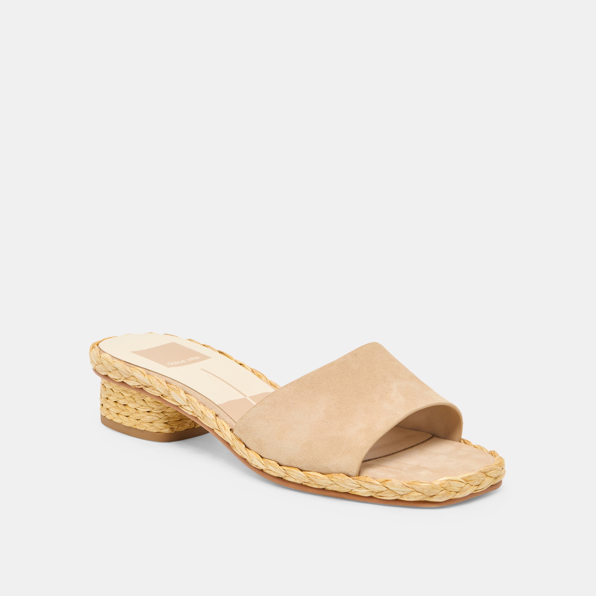 DIXI WIDE SANDALS CAMEL SUEDE - Image 2