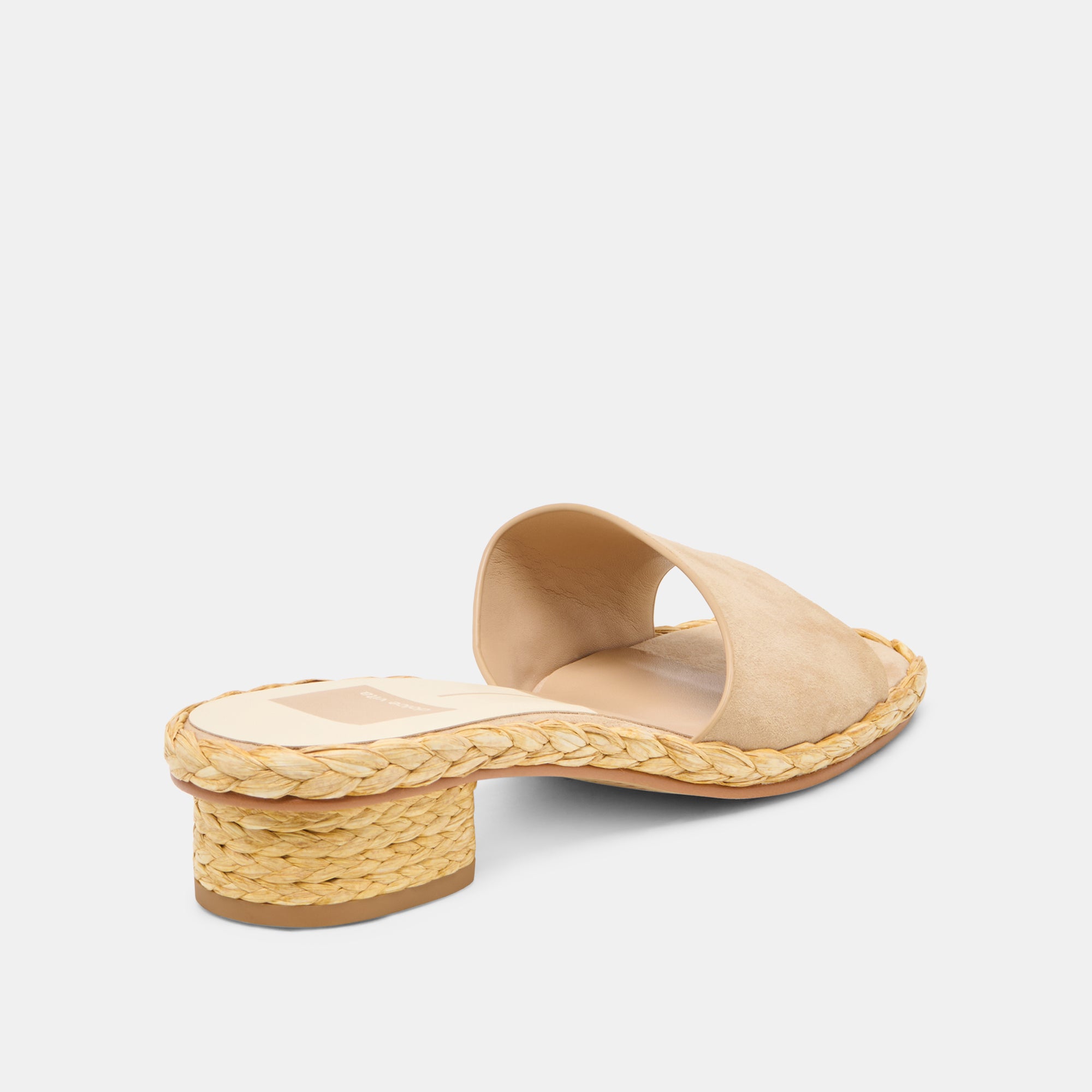 DIXI WIDE SANDALS CAMEL SUEDE - Image 3