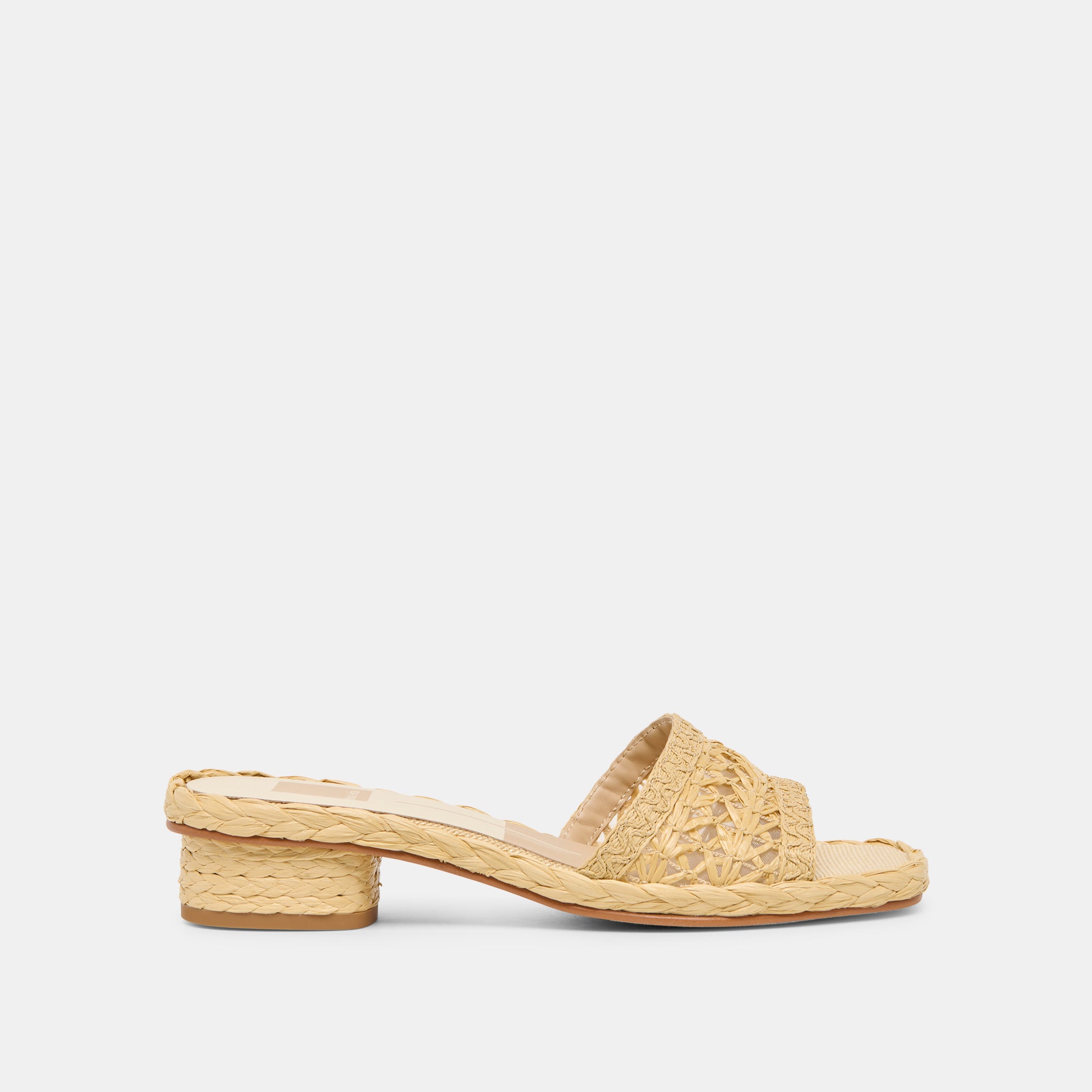 DIXI SANDALS LT NATURAL CROSS HATCH RAFFIA