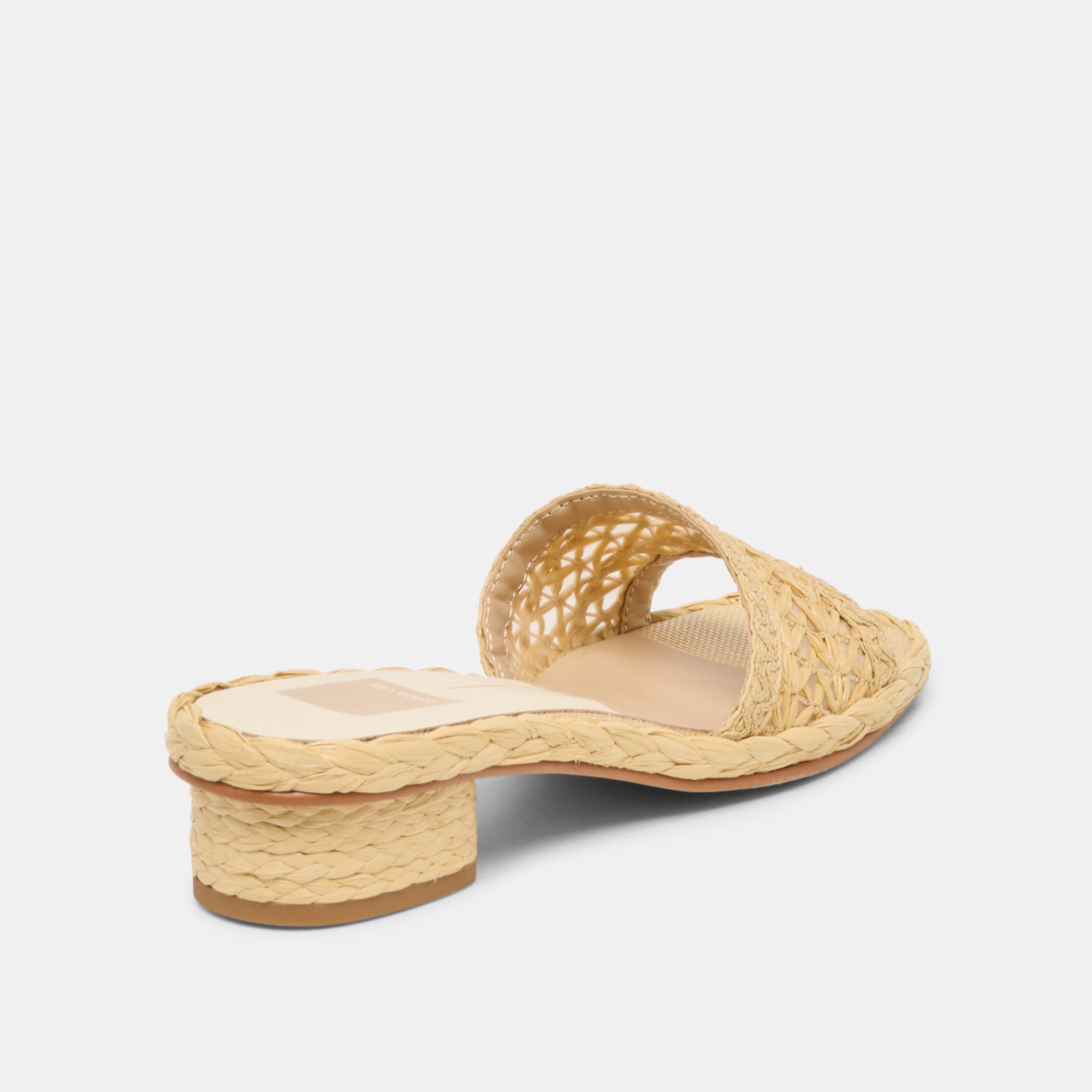 DIXI SANDALS LT NATURAL CROSS HATCH RAFFIA - Image 5