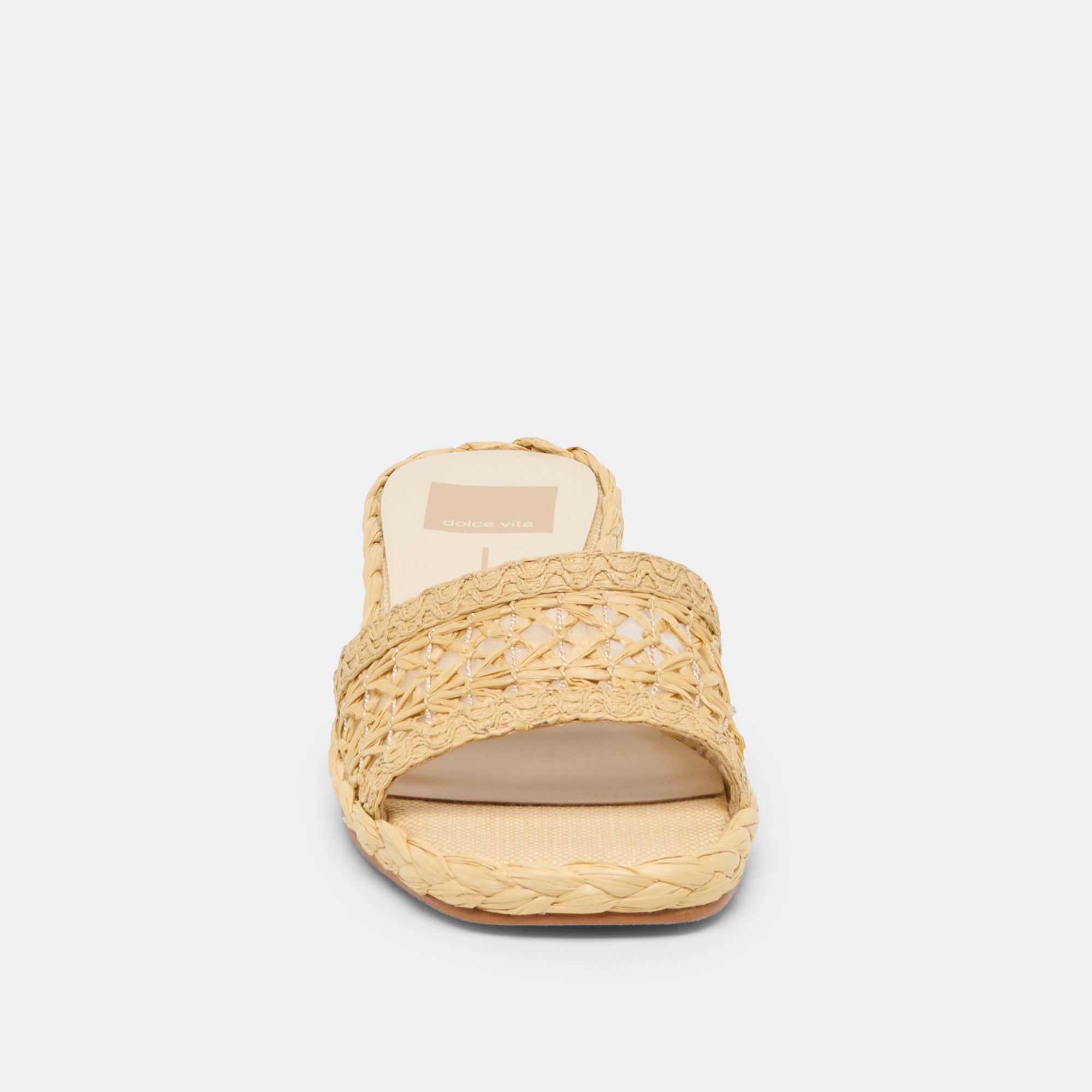 DIXI SANDALS LT NATURAL CROSS HATCH RAFFIA - Image 8