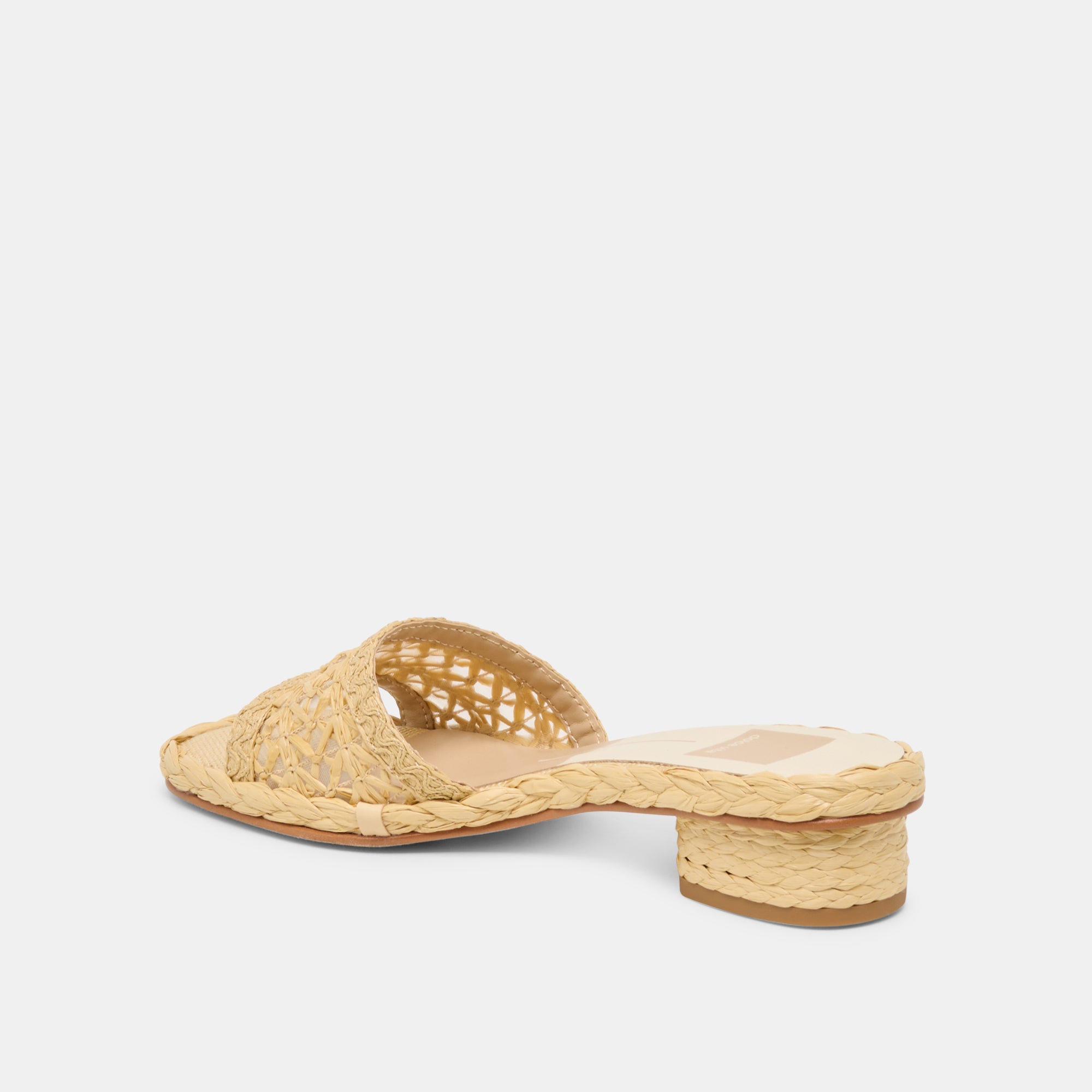 DIXI SANDALS LT NATURAL CROSS HATCH RAFFIA - Image 7