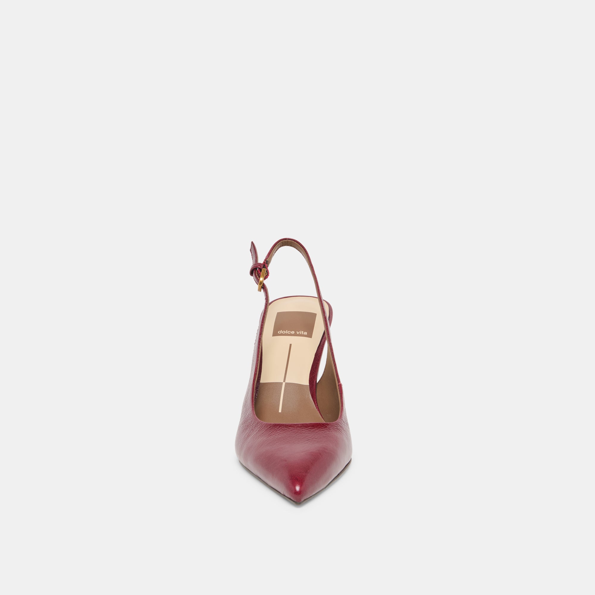 EVELAN WEDGES GARNET LEATHER - Image 6