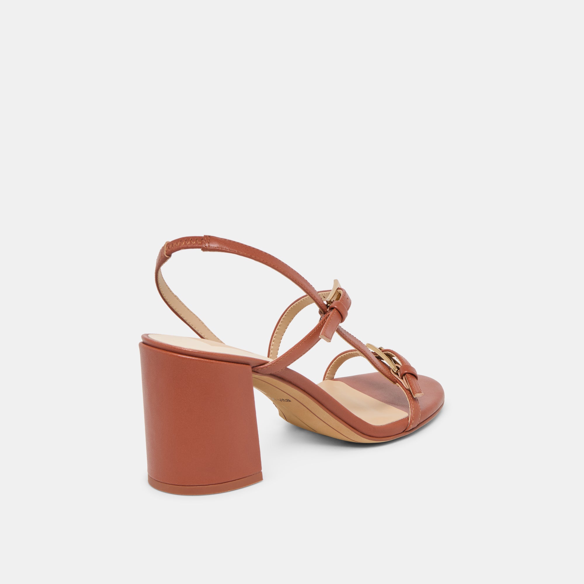 FAYE HEELS COGNAC LEATHER - Image 3