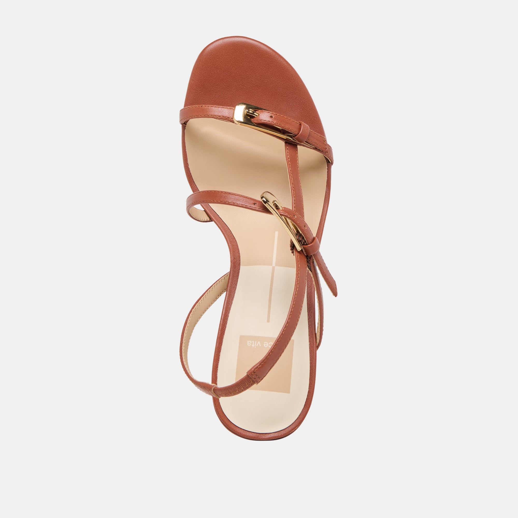 FAYE HEELS COGNAC LEATHER - Image 8