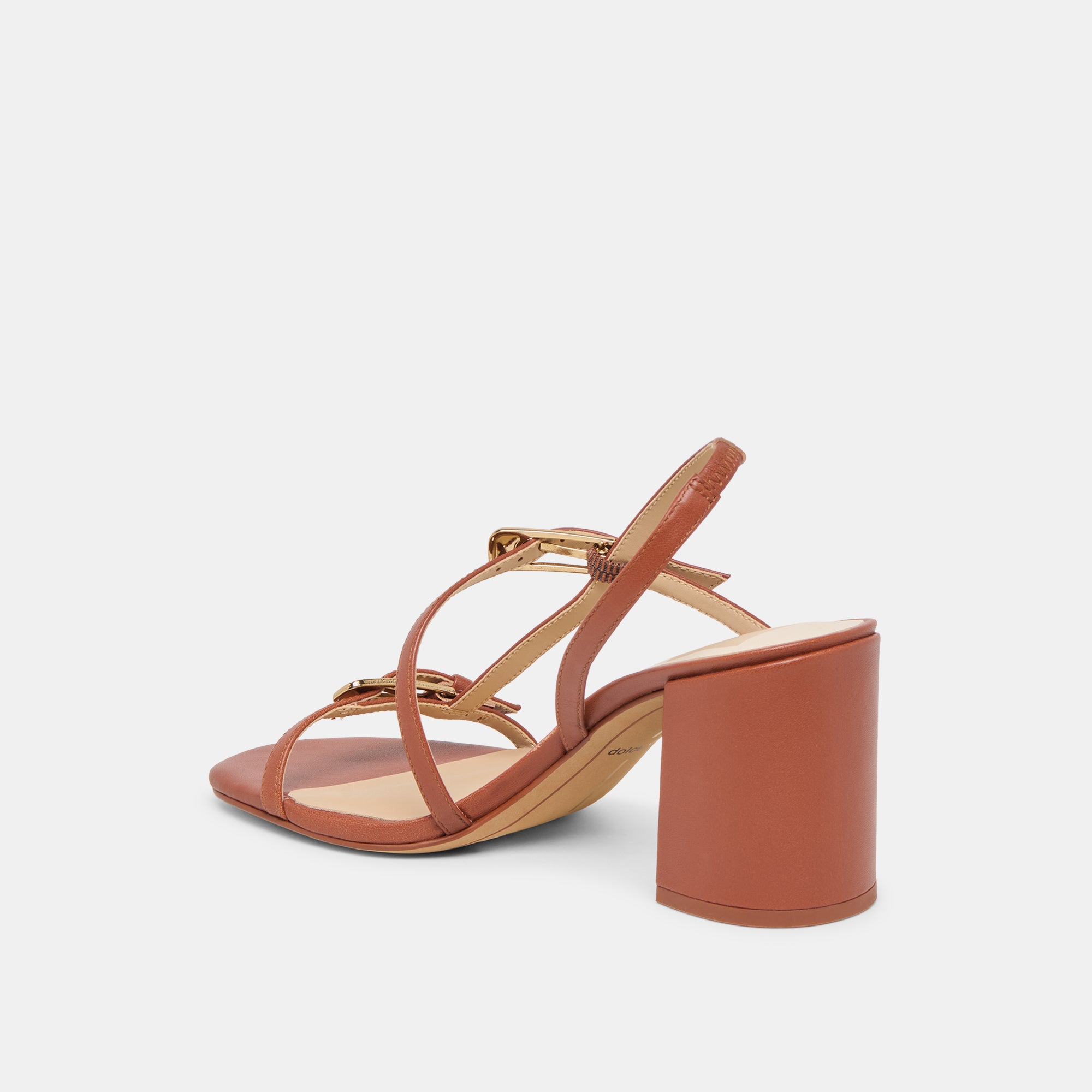 FAYE HEELS COGNAC LEATHER - Image 5