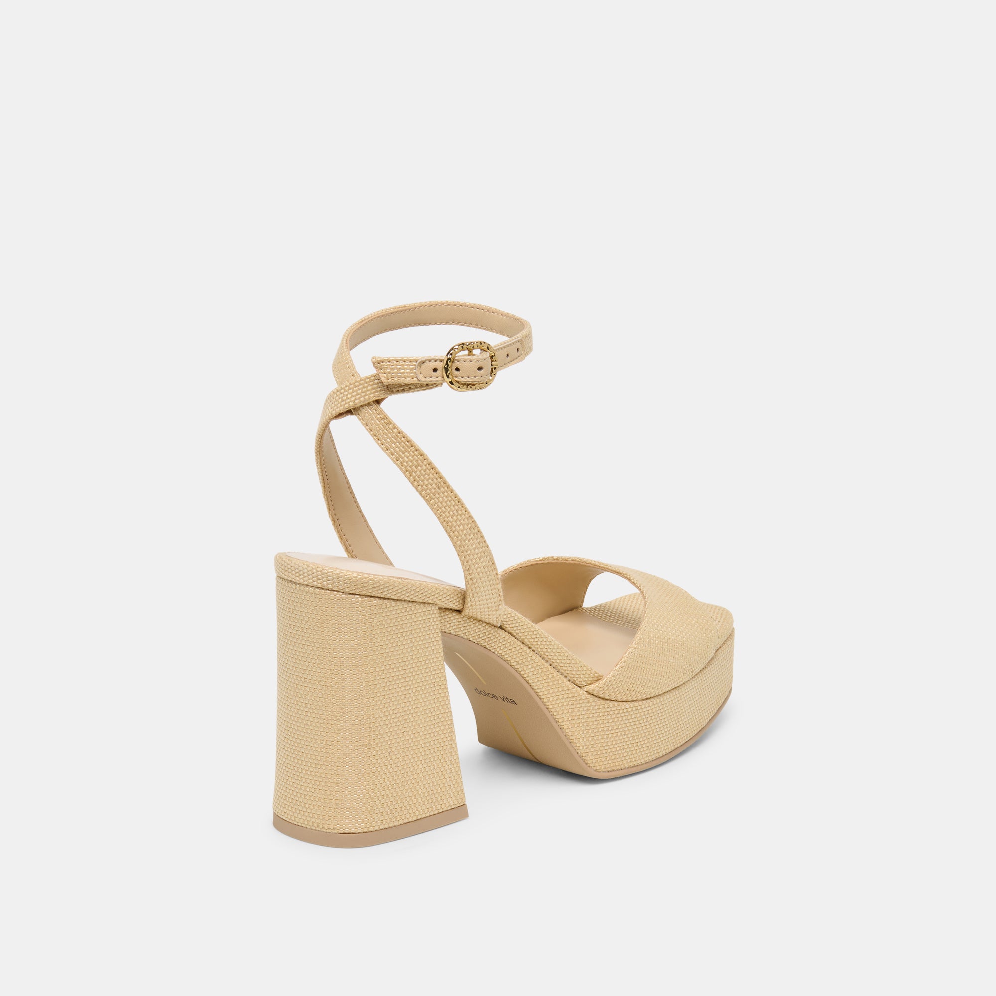 FELICA HEELS NATURAL RAFFIA - Image 3