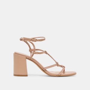 FIZZY HEELS LT TAN LEATHER