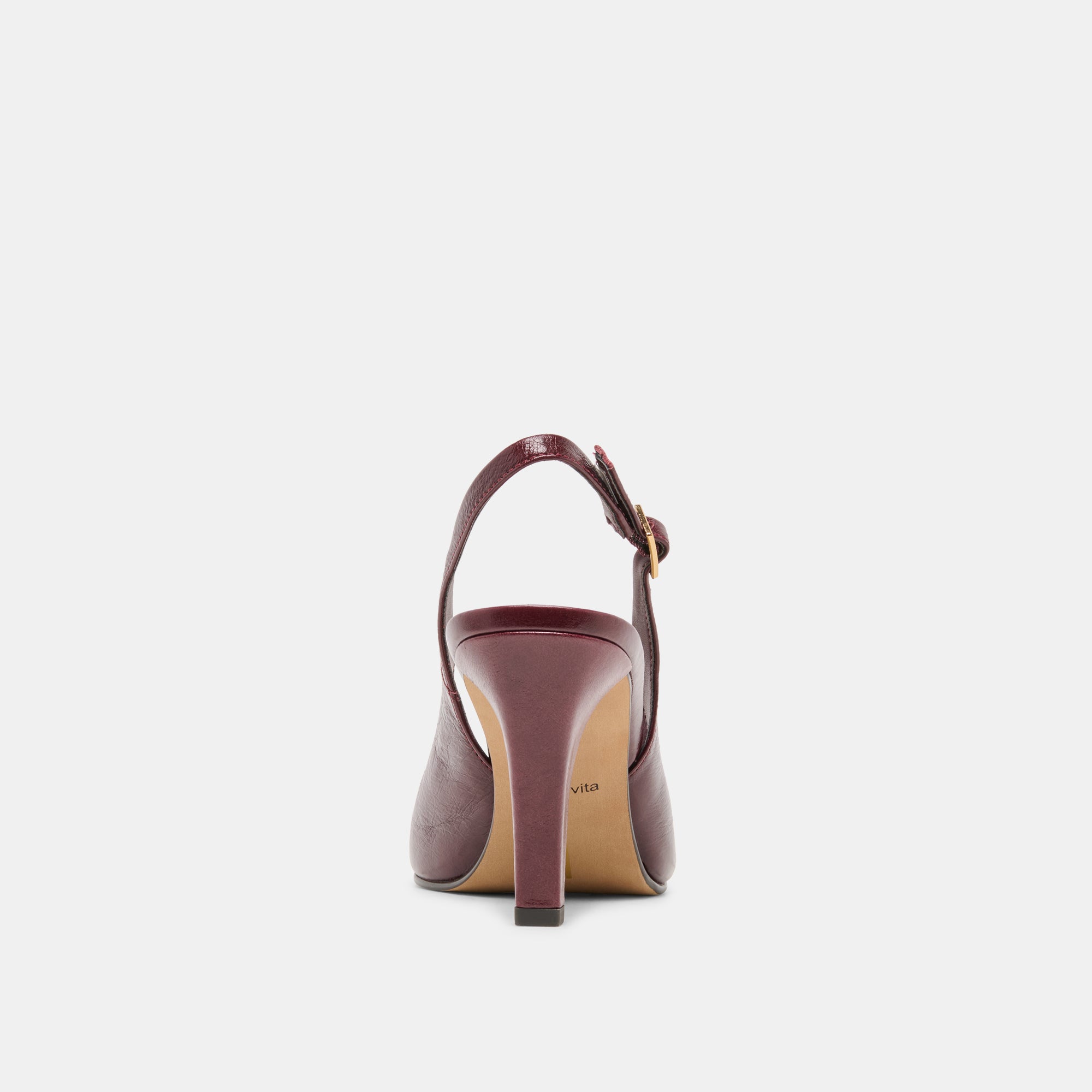 GESSIA HEELS OXBLOOD CRINKLE PATENT - Image 7