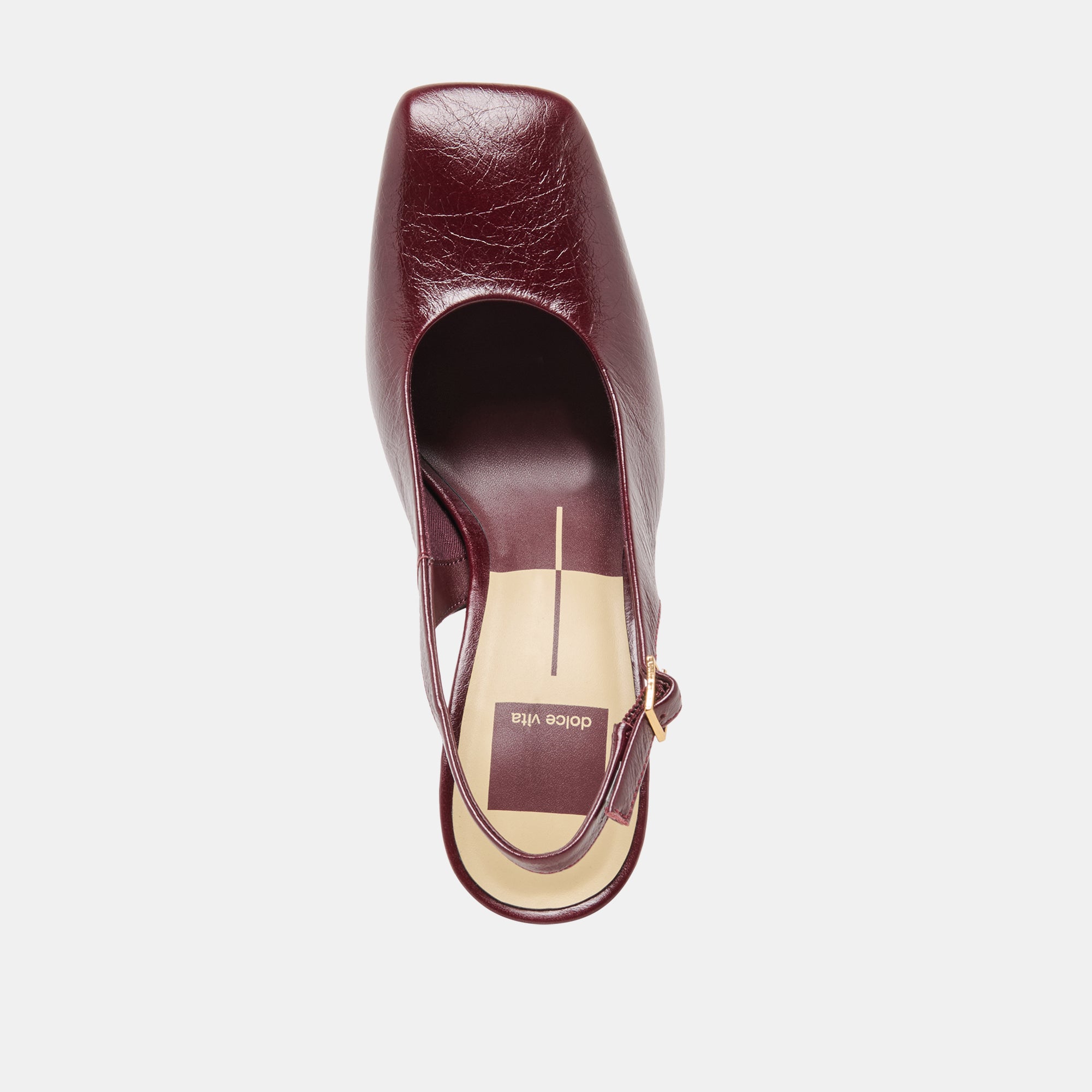GESSIA HEELS OXBLOOD CRINKLE PATENT - Image 8