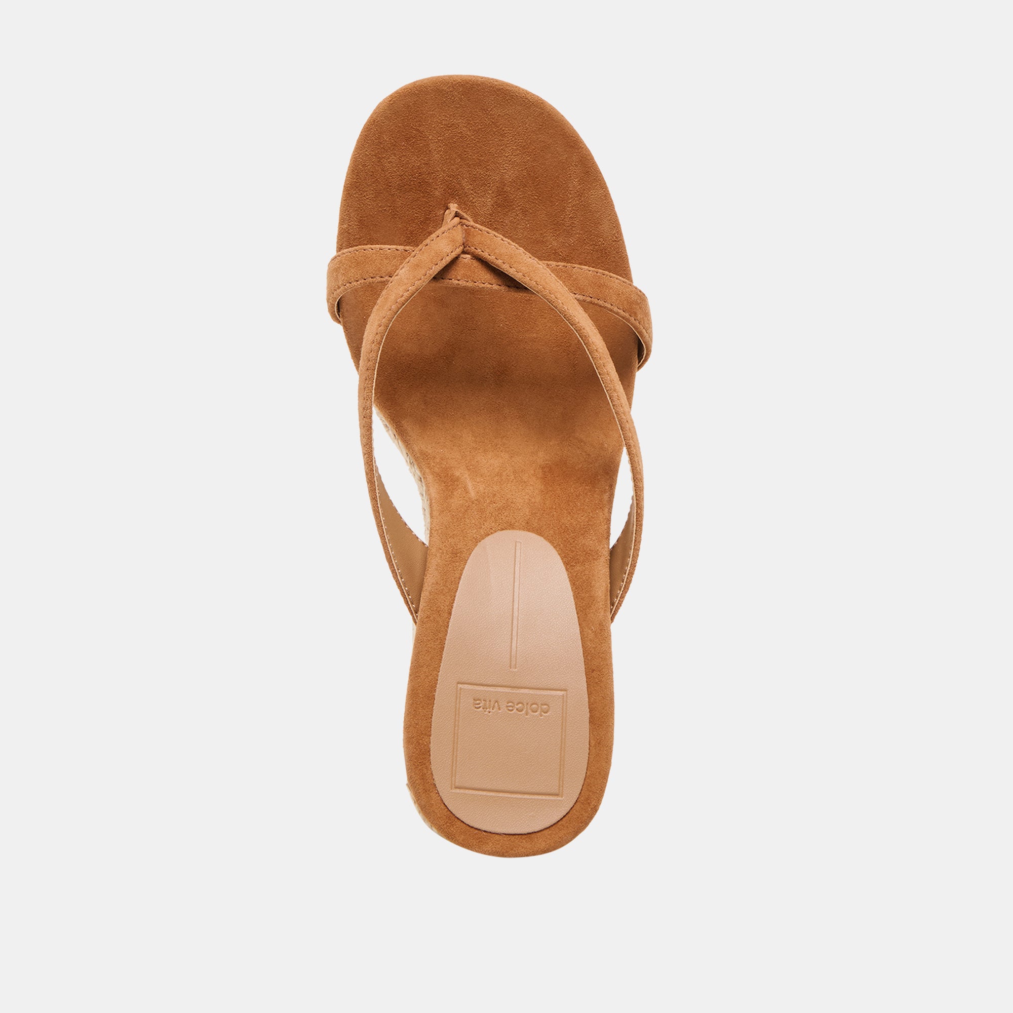 HELAN ESPADRILLE WEDGES BROWN SUEDE - Image 9