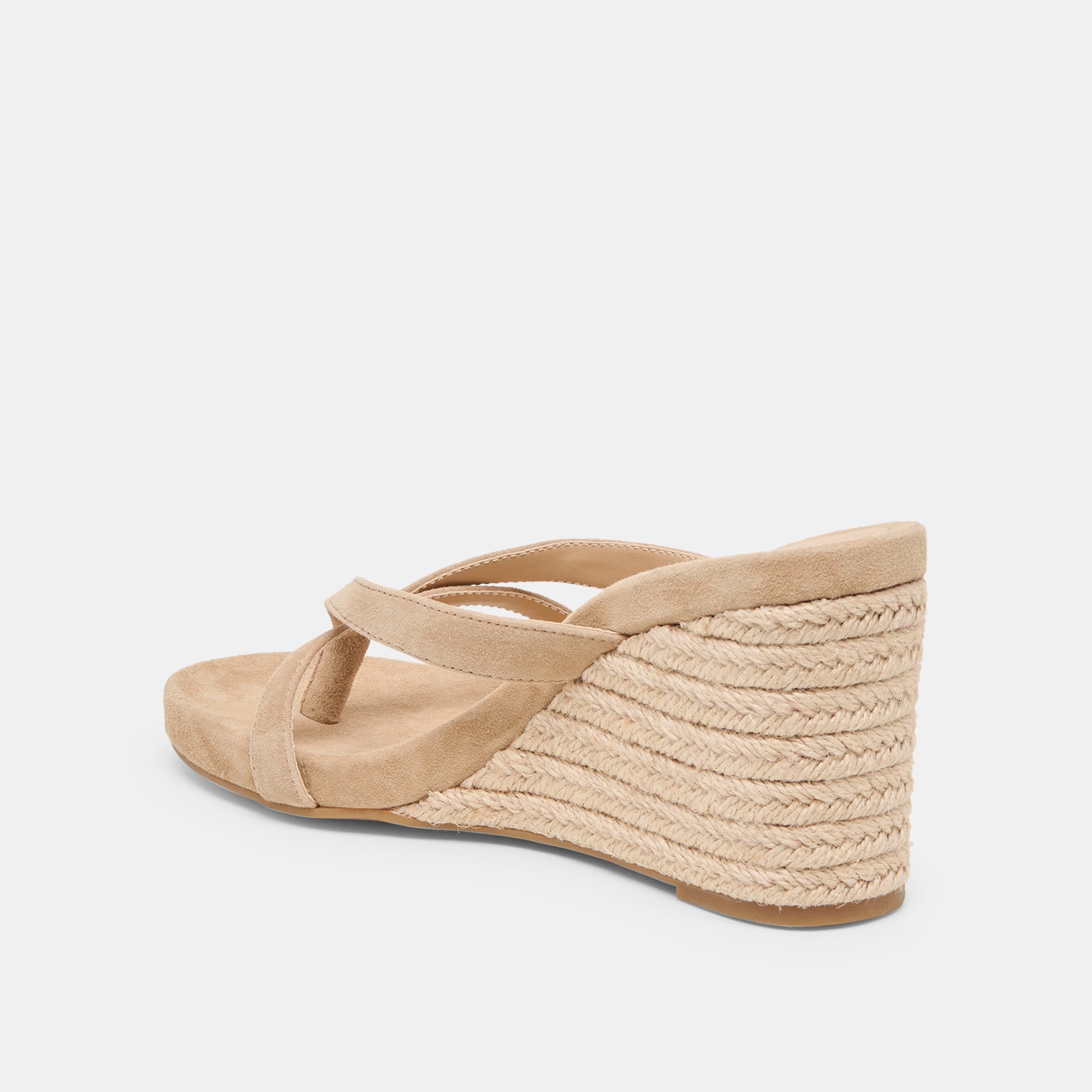 HELAN ESPADRILLE WEDGES CAMEL SUEDE - Image 5