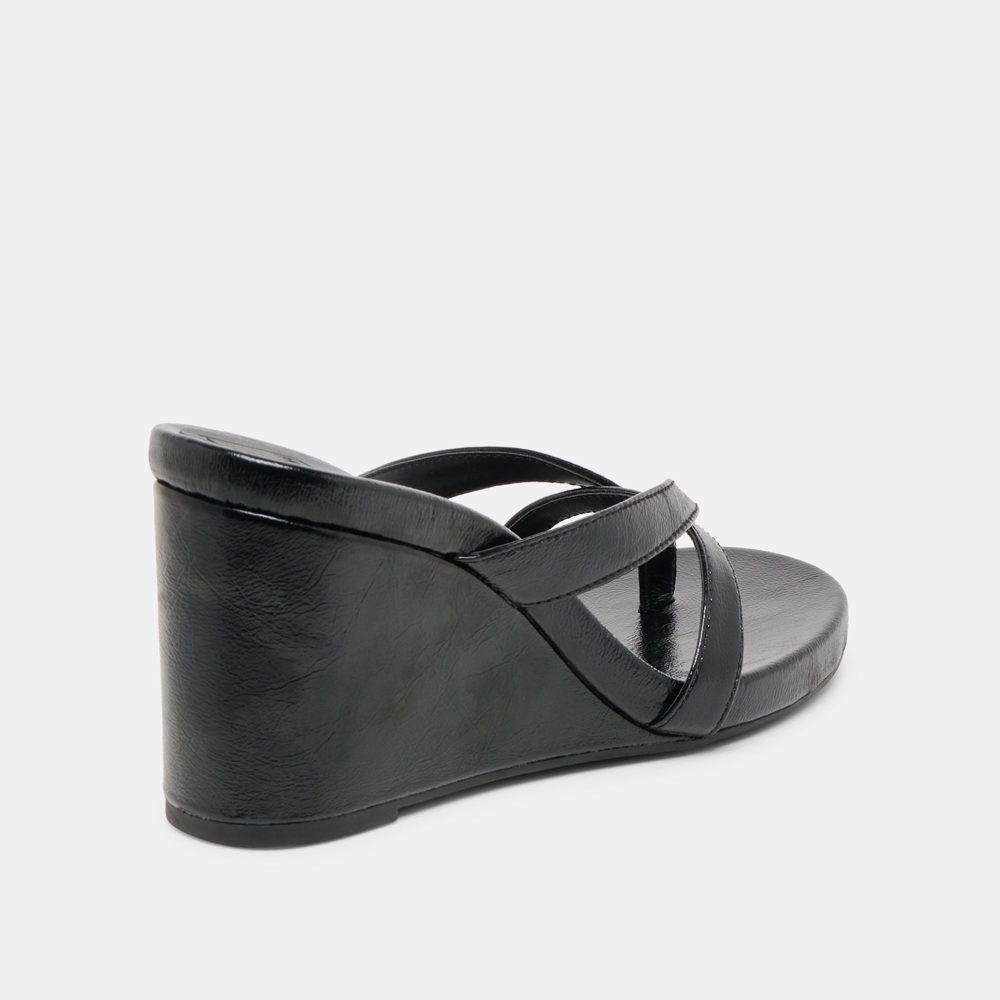 HELAN WEDGES BLACK LEATHER - Image 5