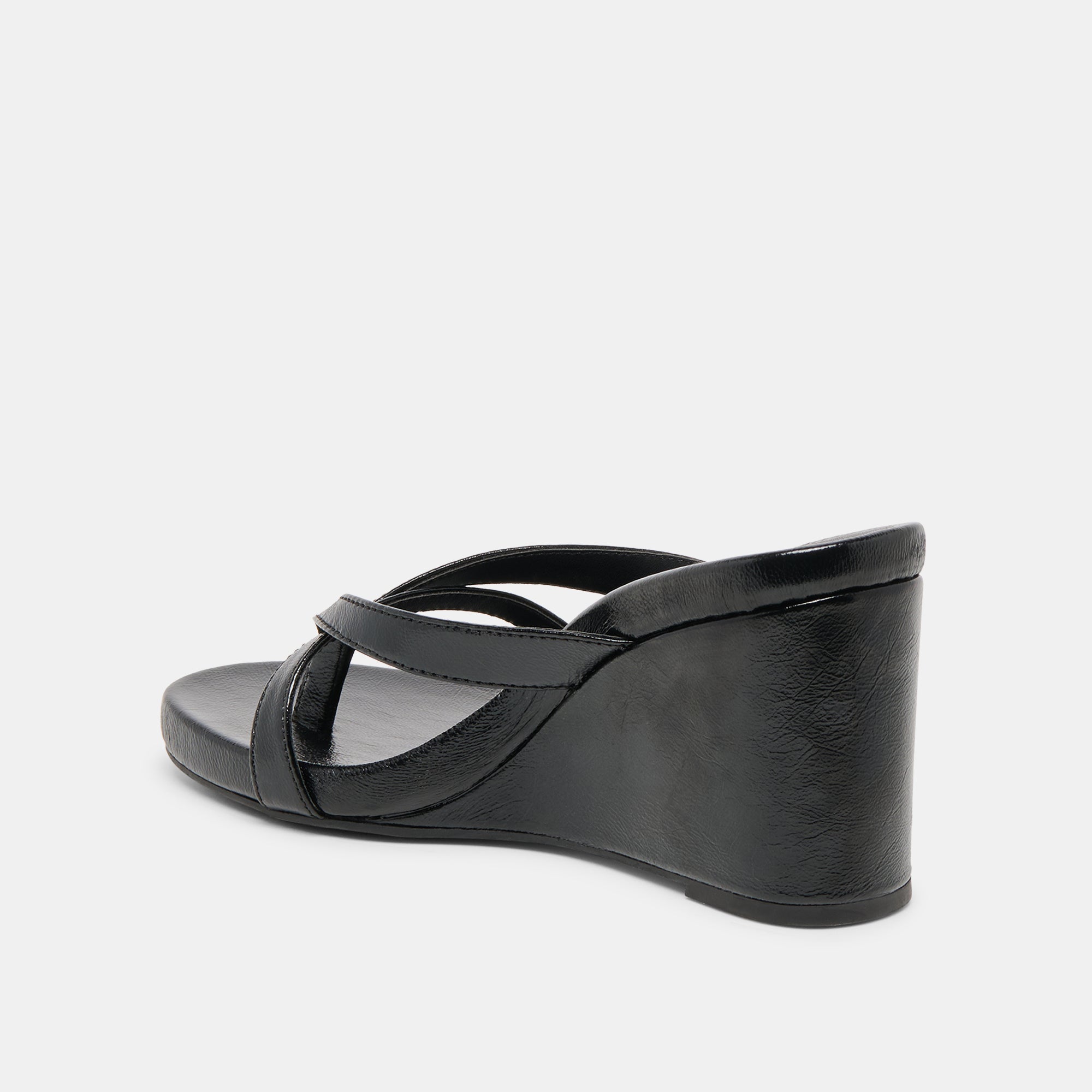 HELAN WEDGES BLACK LEATHER - Image 7