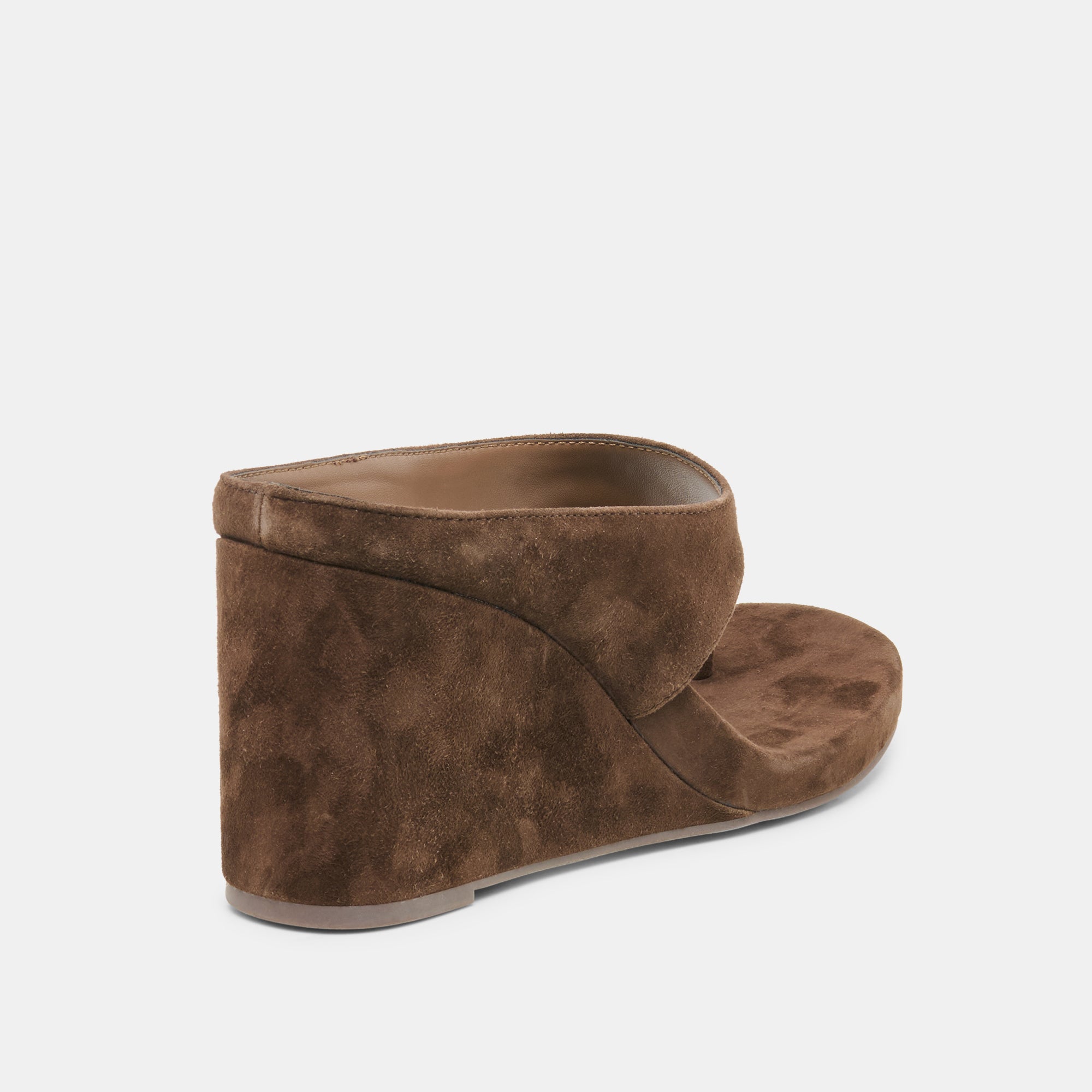 HINNA WEDGES DK BROWN SUEDE - Image 3