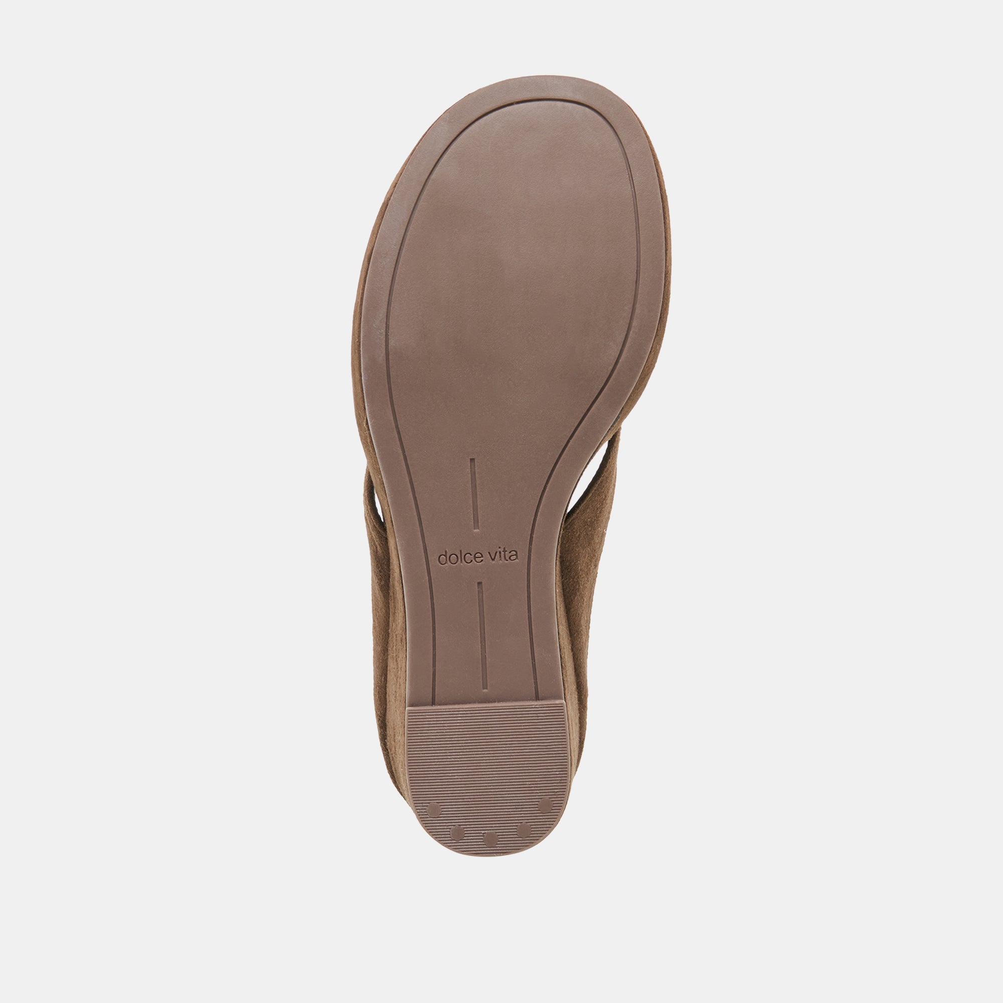 HINNA WEDGES DK BROWN SUEDE - Image 9