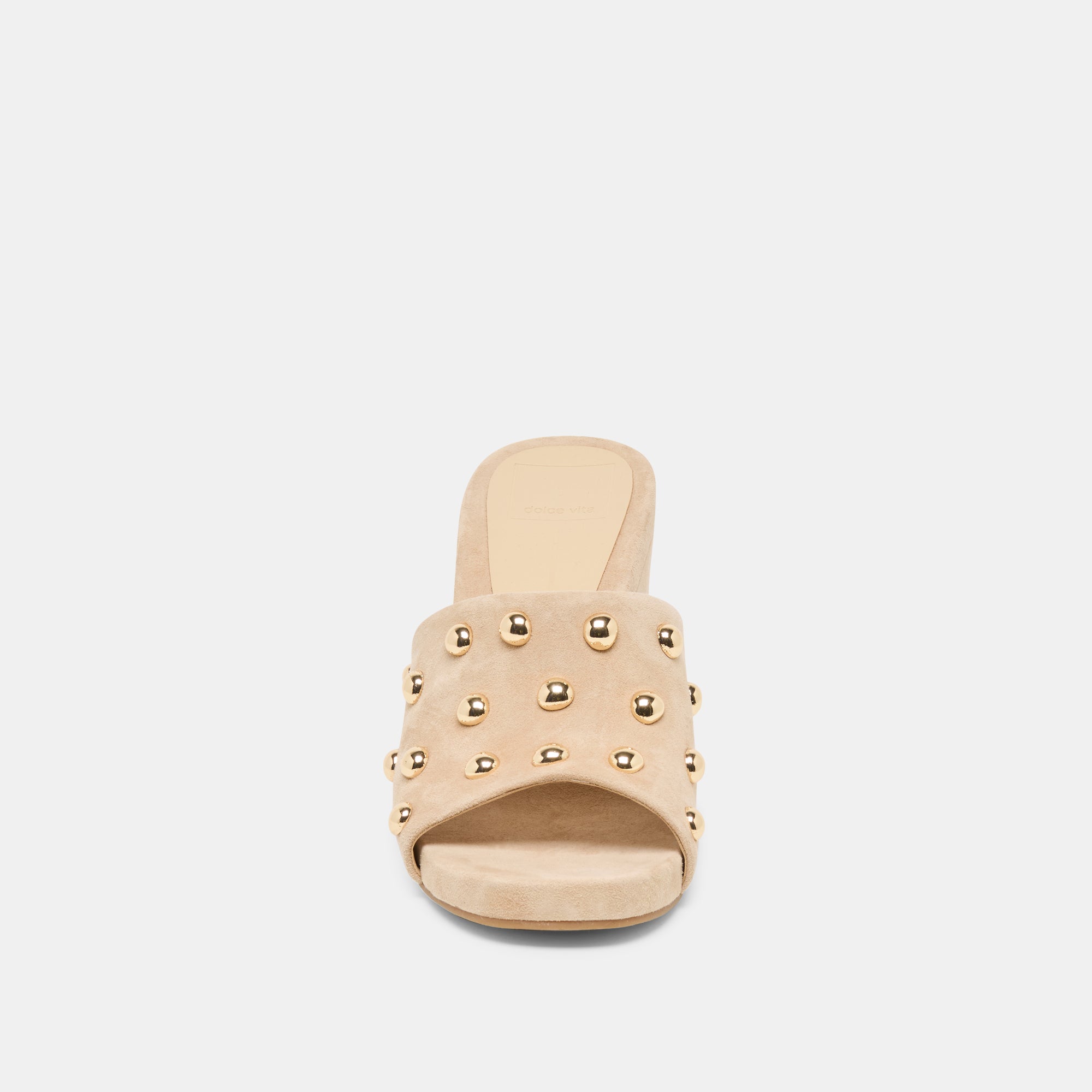 HOLTA STUD WEDGES CAMEL SUEDE - Image 10